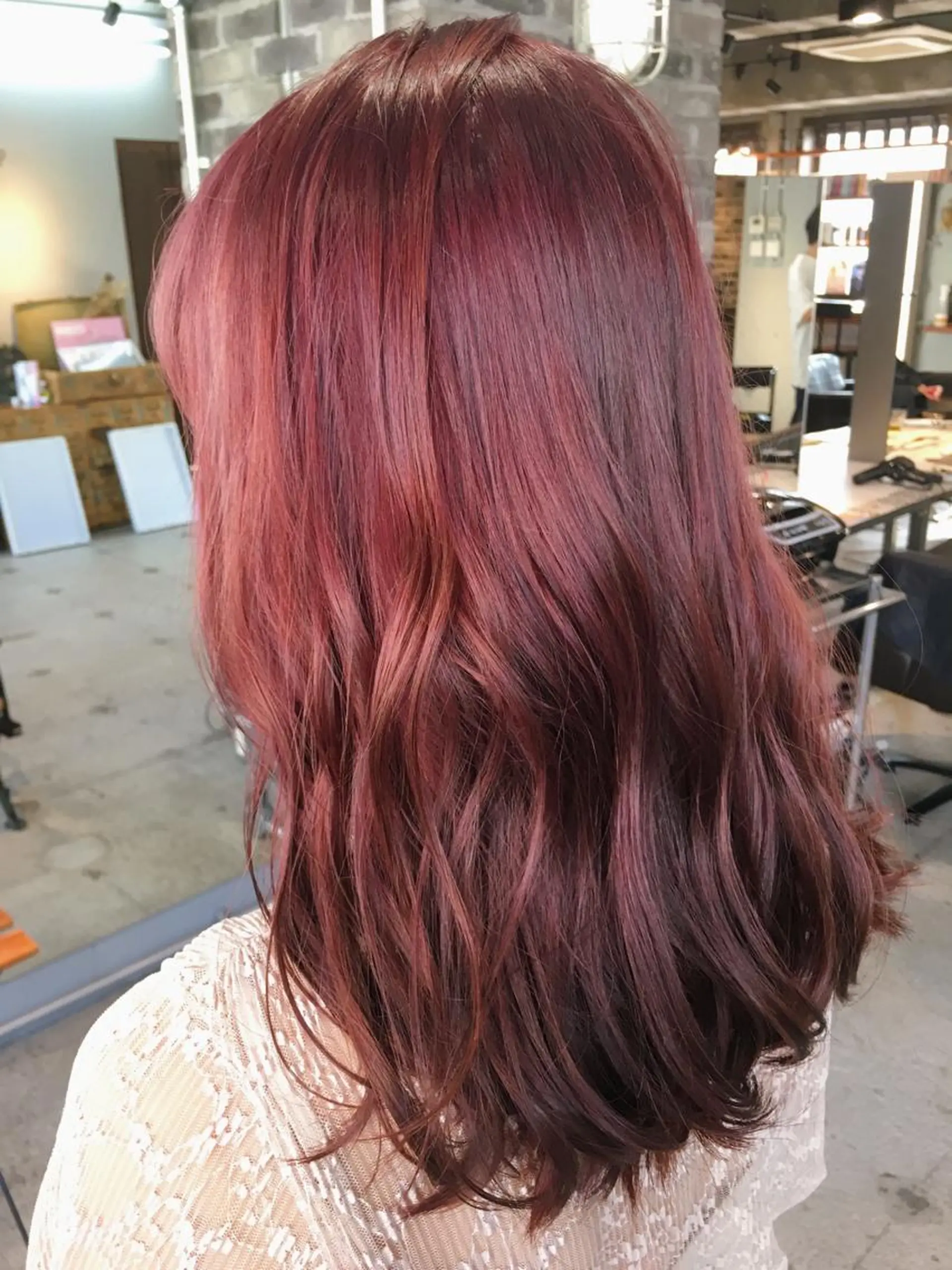 ロング カラー パーマ 代表 中島貴志のヘアスタイル