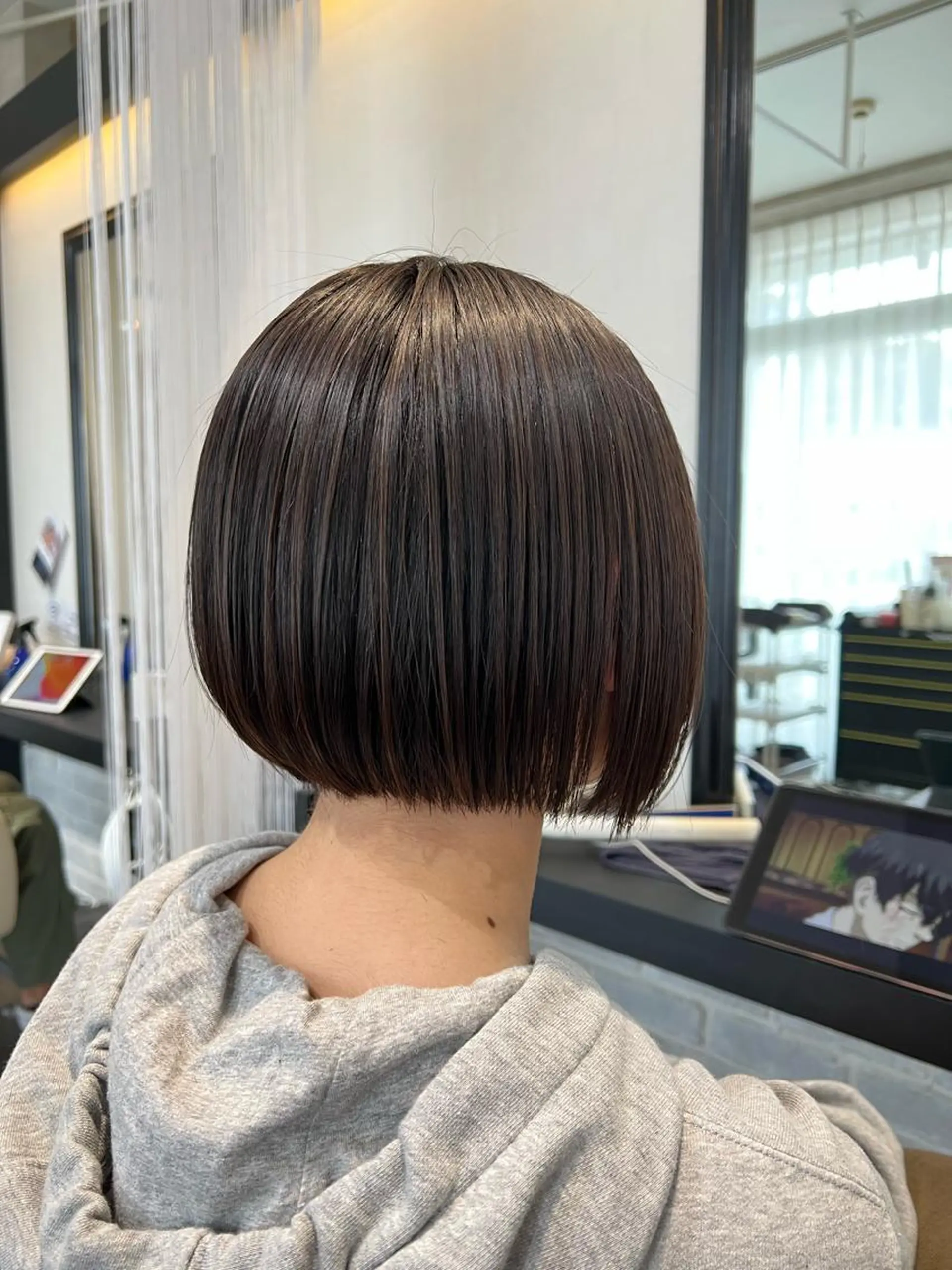 ショート カット 縮毛矯正 トリートメント 川村 綾のヘアスタイル