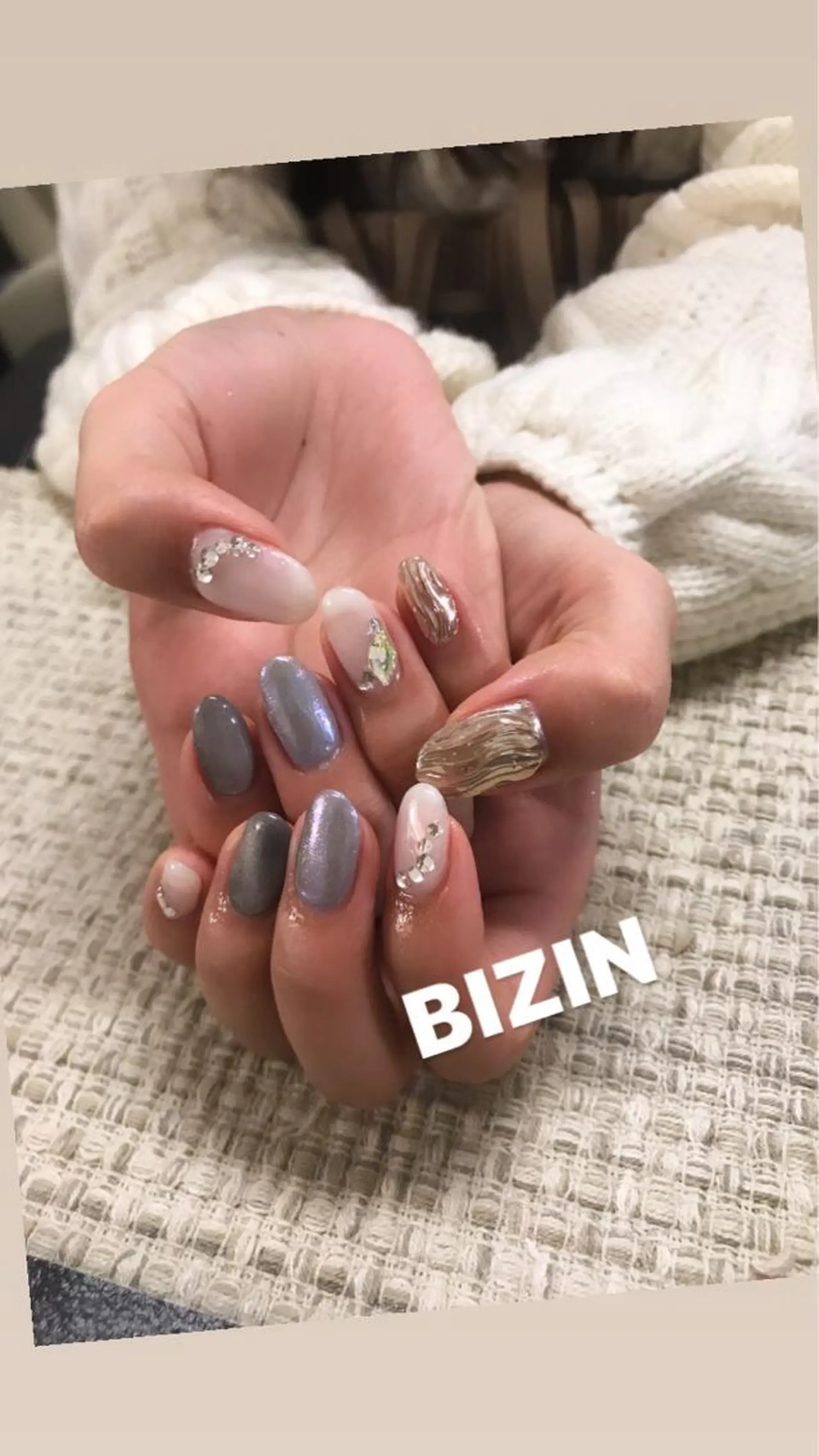 ネイル 美尽  BIZIN所属・久々 もえみのネイルデザイン