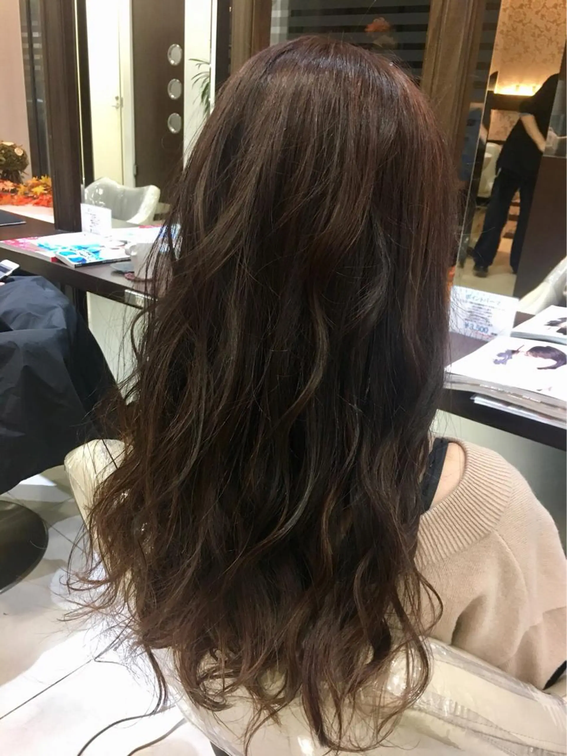 ロング 縮毛矯正/髪質改善 /韓国風　山川春輝のヘアスタイル