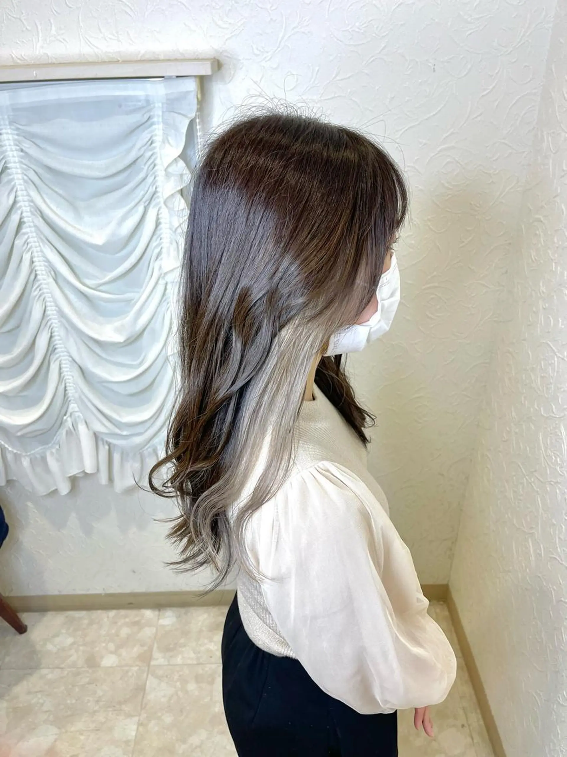 ロング カラー カット ヘアカラー トリートメント tori六甲道所属・六反 仁哉のヘアスタイル