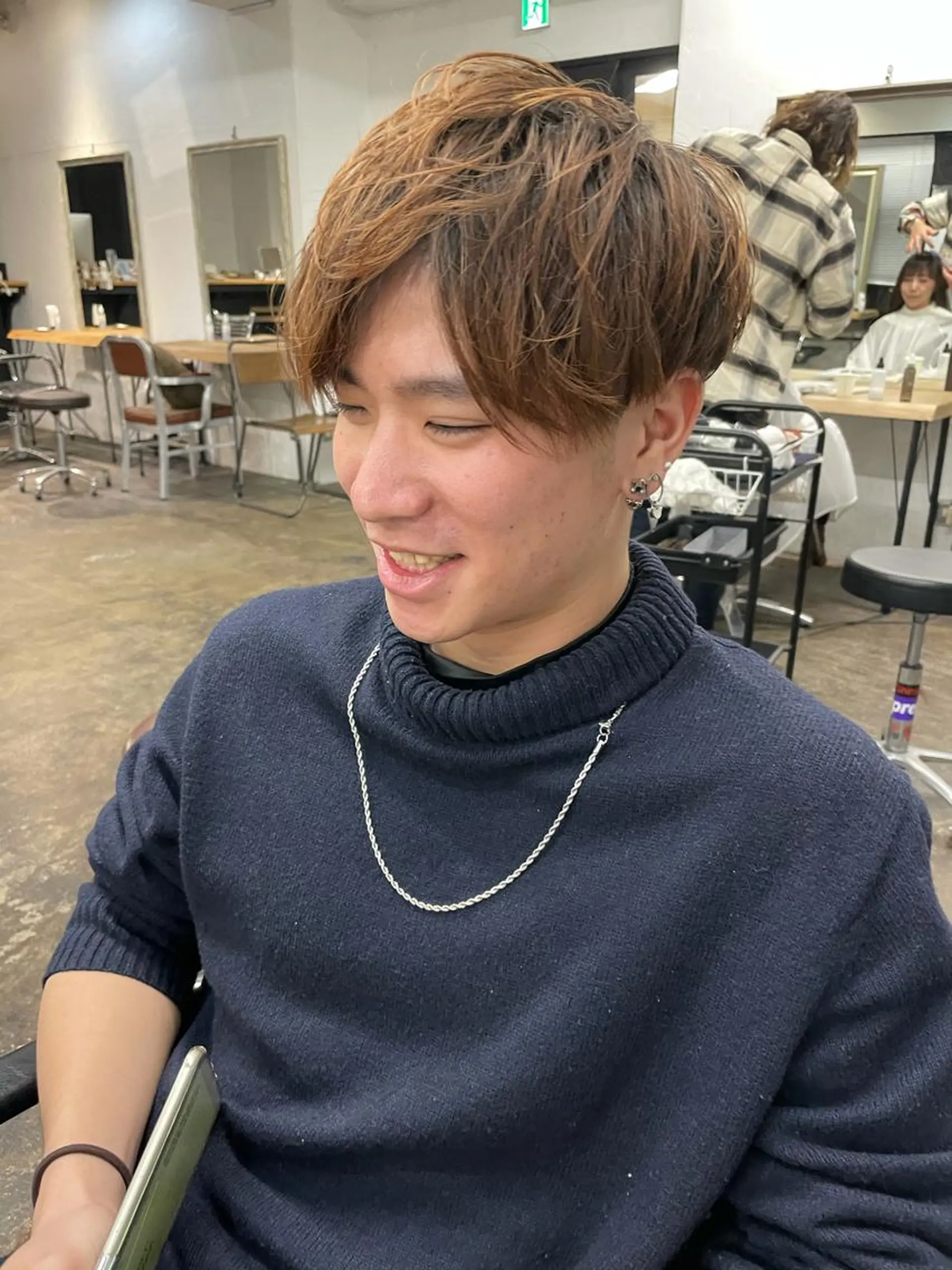 ショート メンズ warme所属・メンズパーマ メンズ特化ryoのヘアスタイル