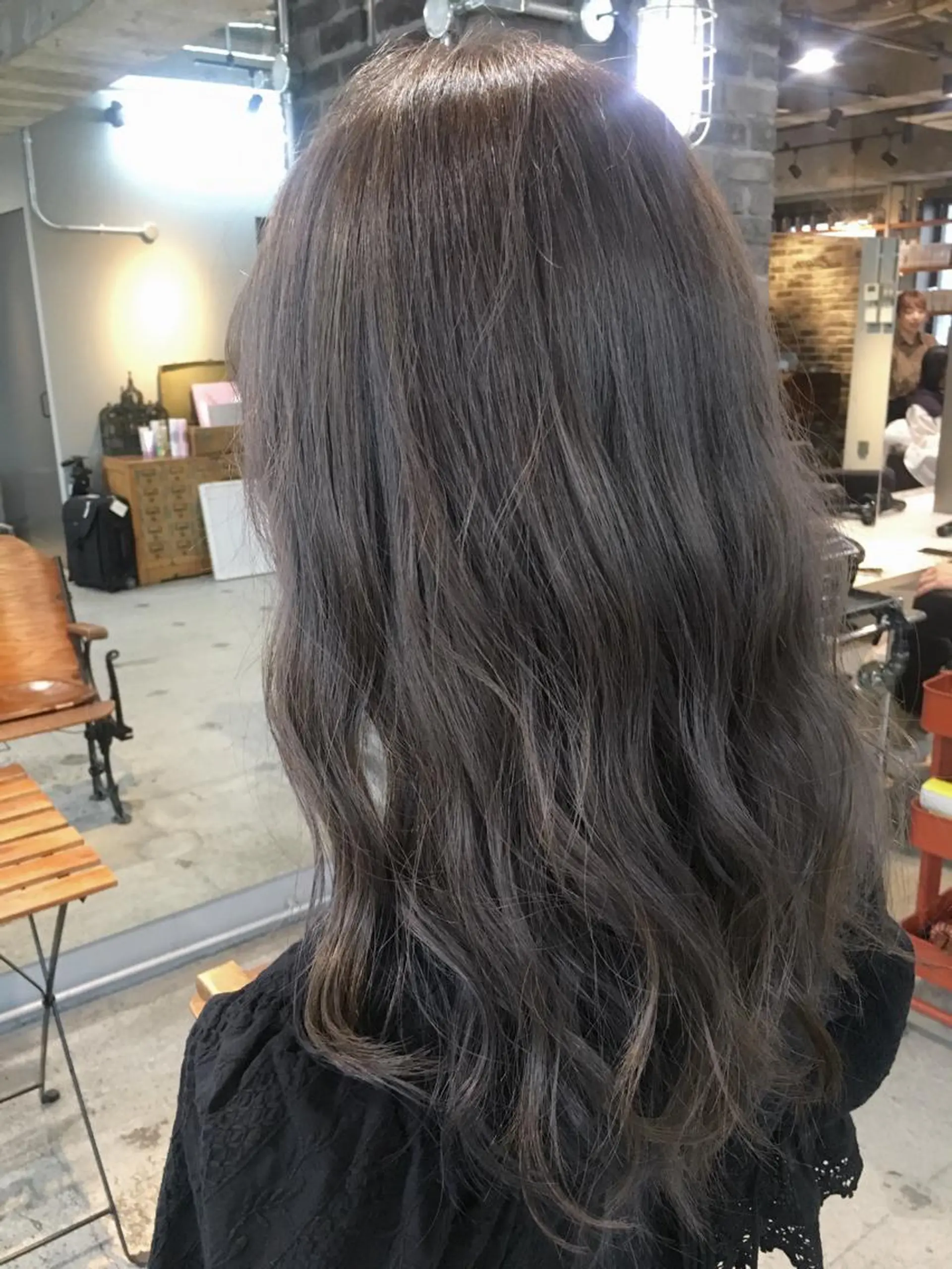 ロング カラー パーマ 代表 中島貴志のヘアスタイル