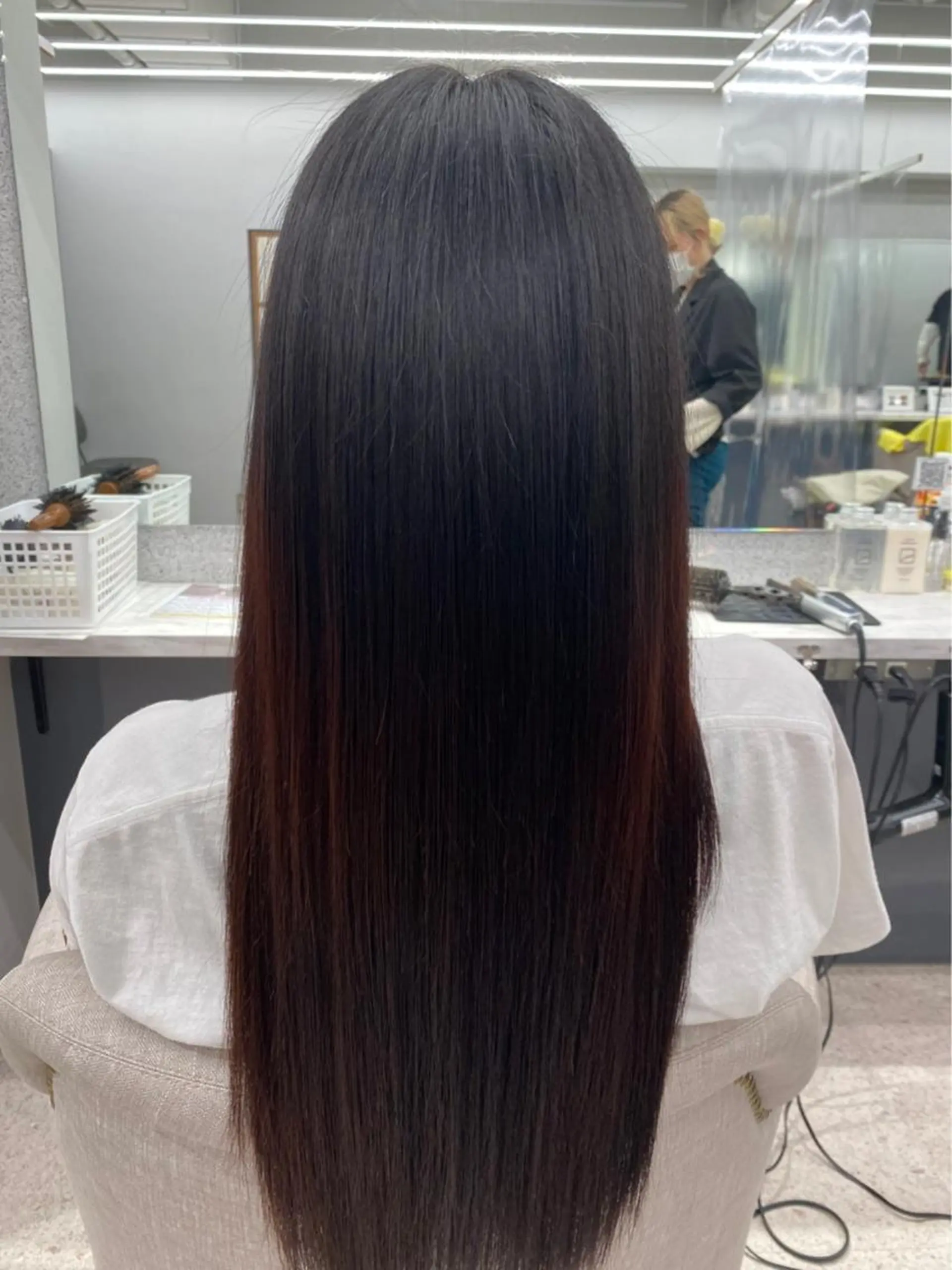 ロング 河内 大慎のヘアスタイル