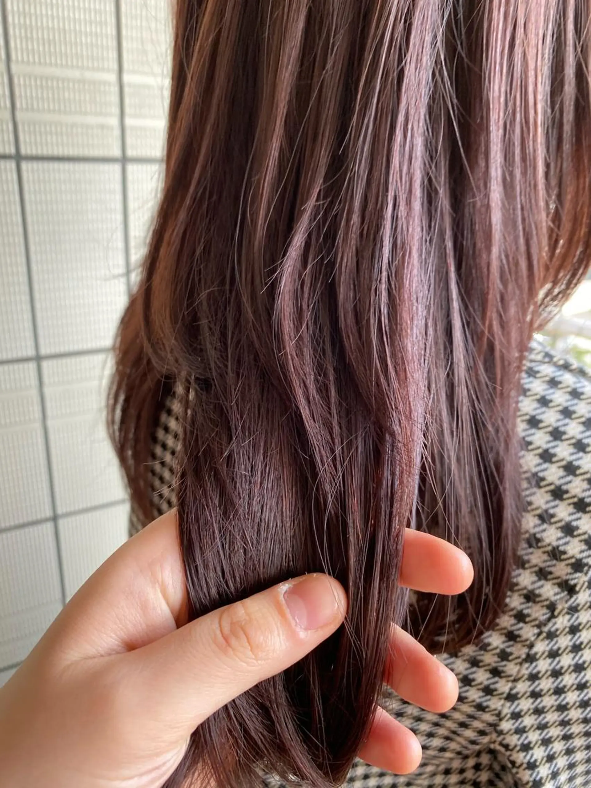 セミロング ヘアカラー ELLE&SALLY 石野のヘアスタイル