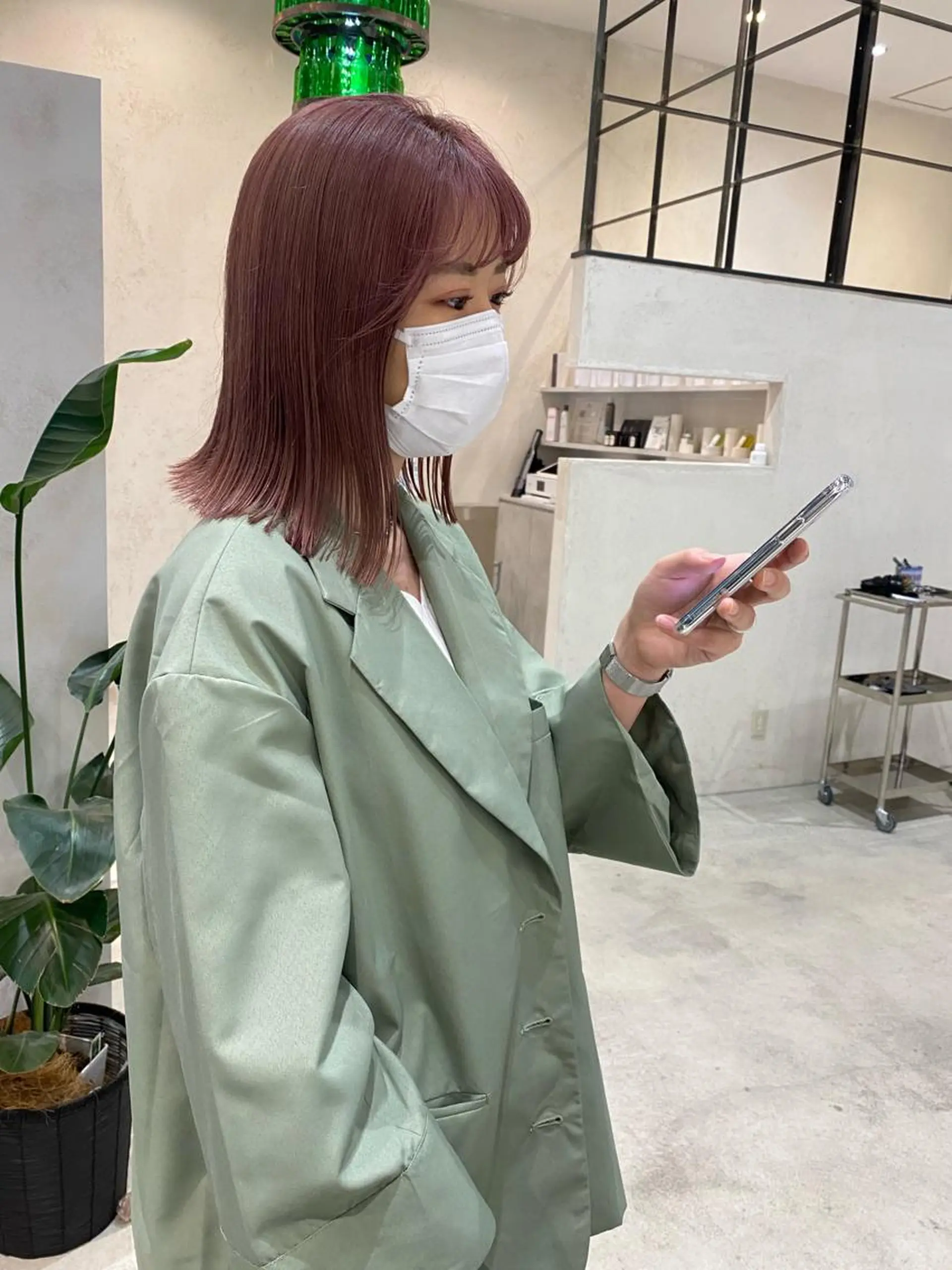 ミディアム カラー Raf.hair design所属・MAYU / Raf.のヘアスタイル