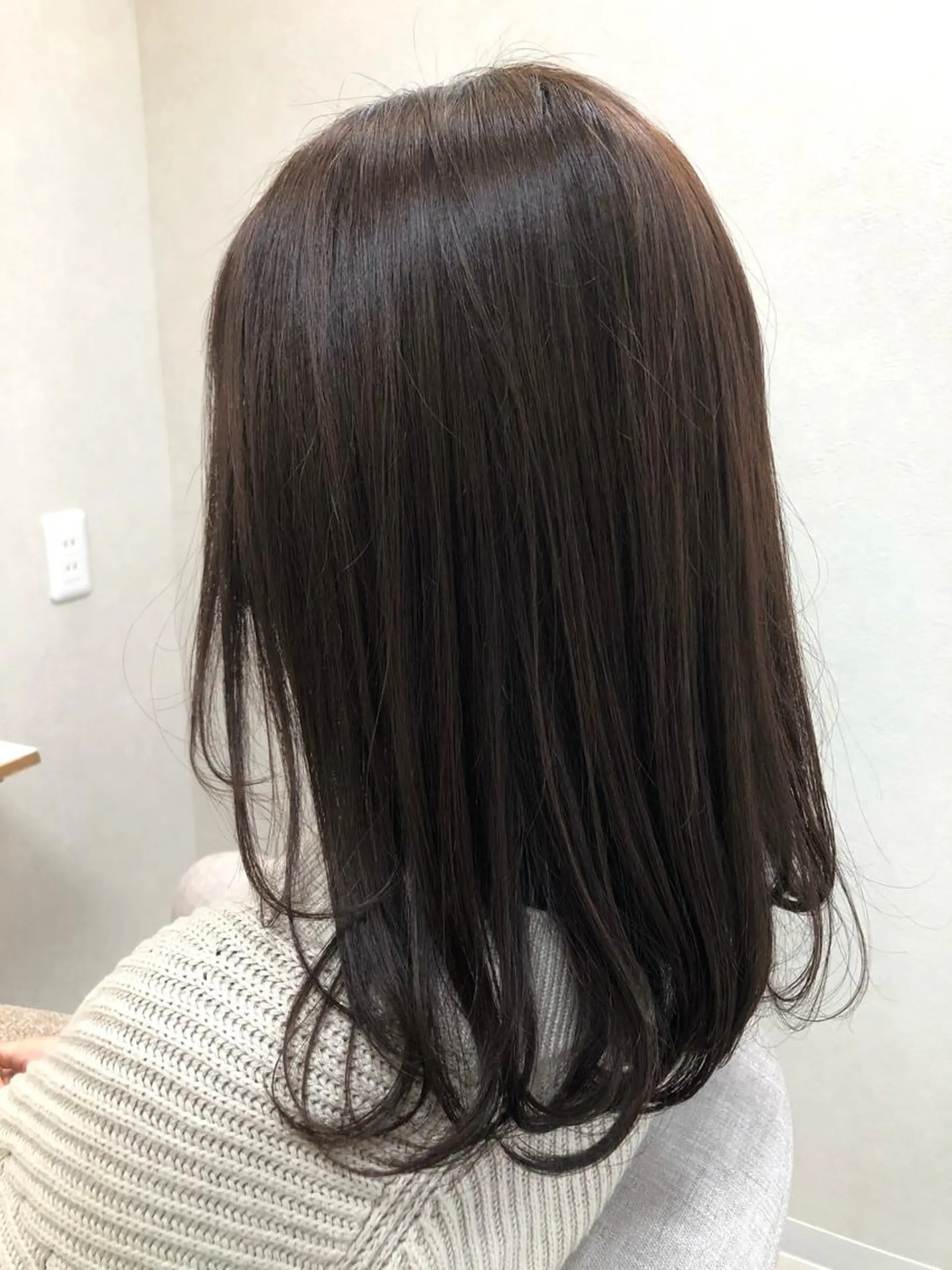 ミディアム ヘアカラー ショート/白髪ぼかし 君和田若菜のヘアスタイル