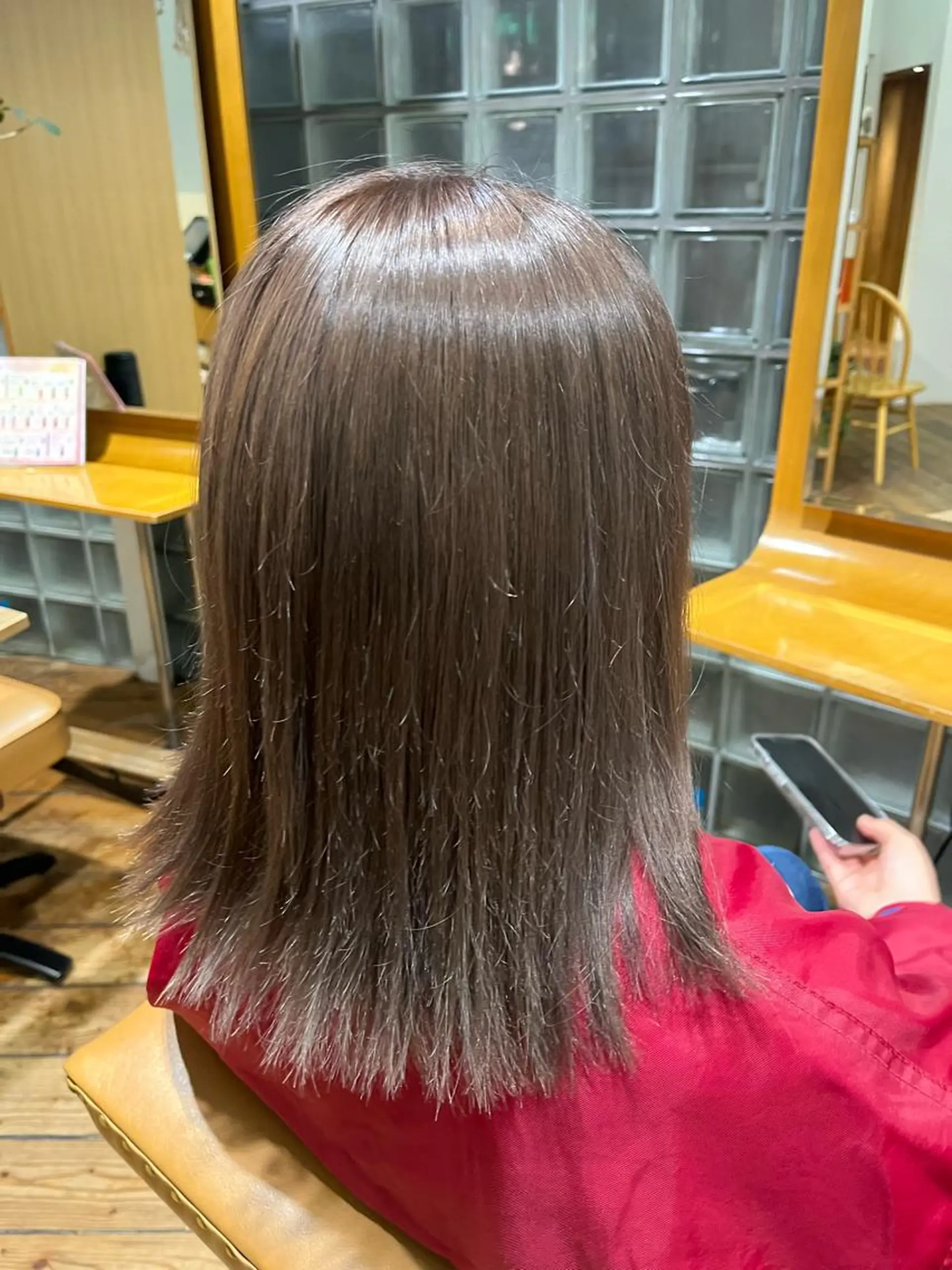 ミディアム カラー カット/パーマモデル 募集🩵　yukaのヘアスタイル