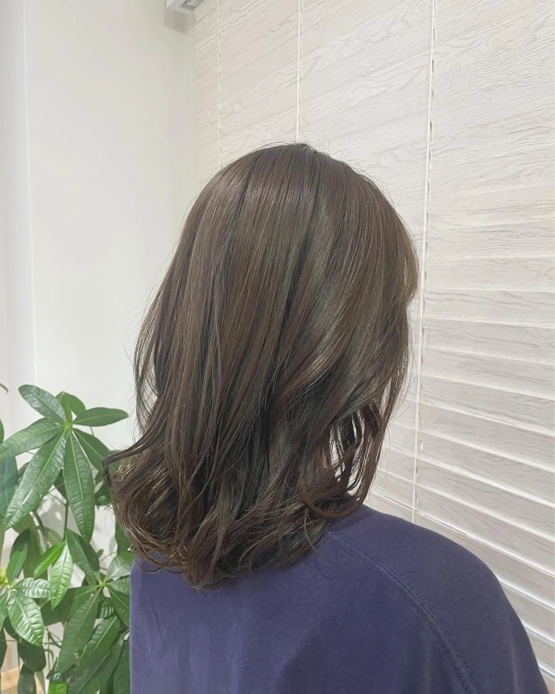 ミディアム カラー ヘアカラー トリートメント 〘 ROSSO〙 yunonのヘアスタイル