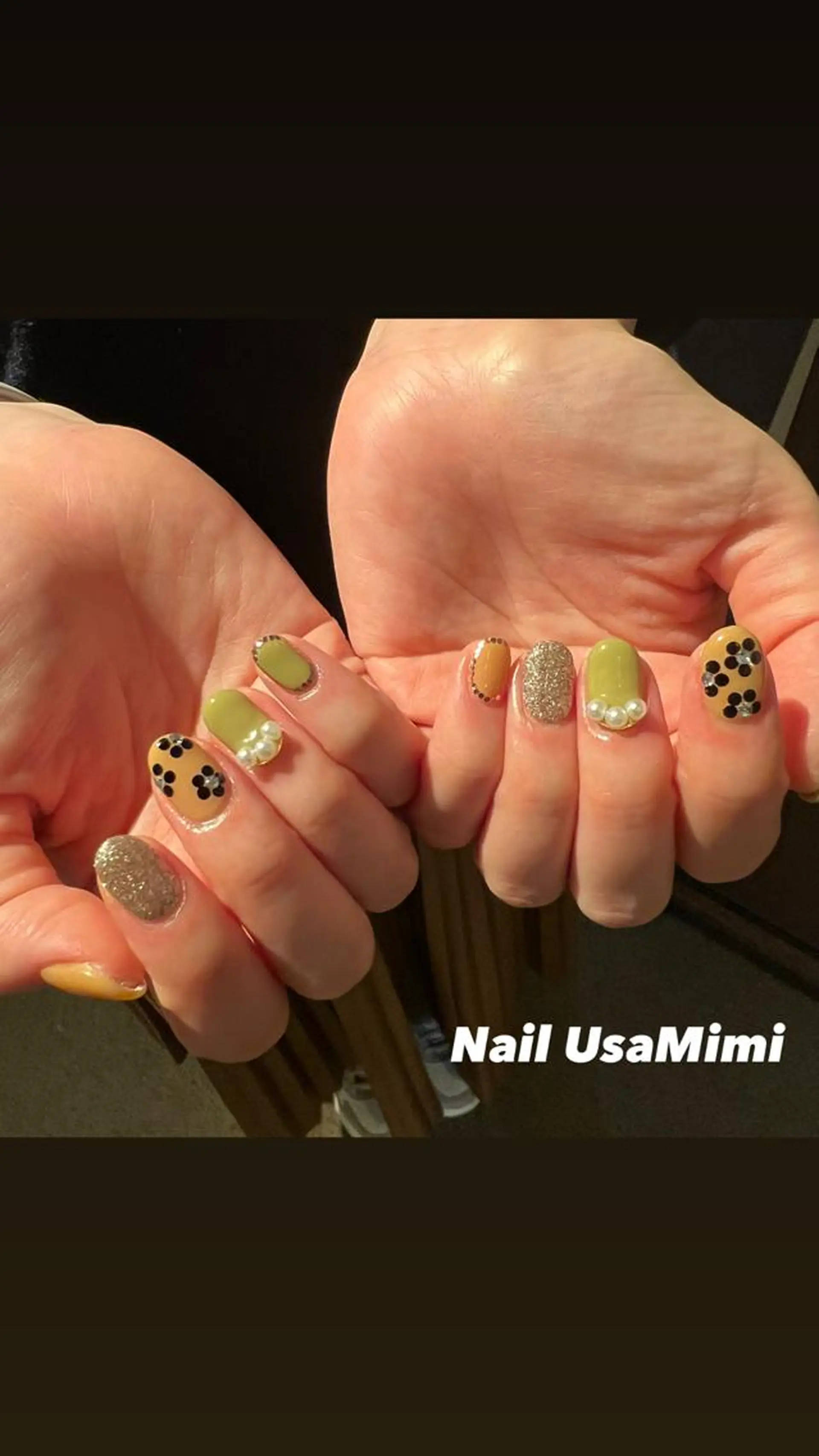 ネイル クリアネイル フットネイル ジェルネイル マグネットネイル 持ち込み 本町ネイルNail UsaMimiのネイルデザイン