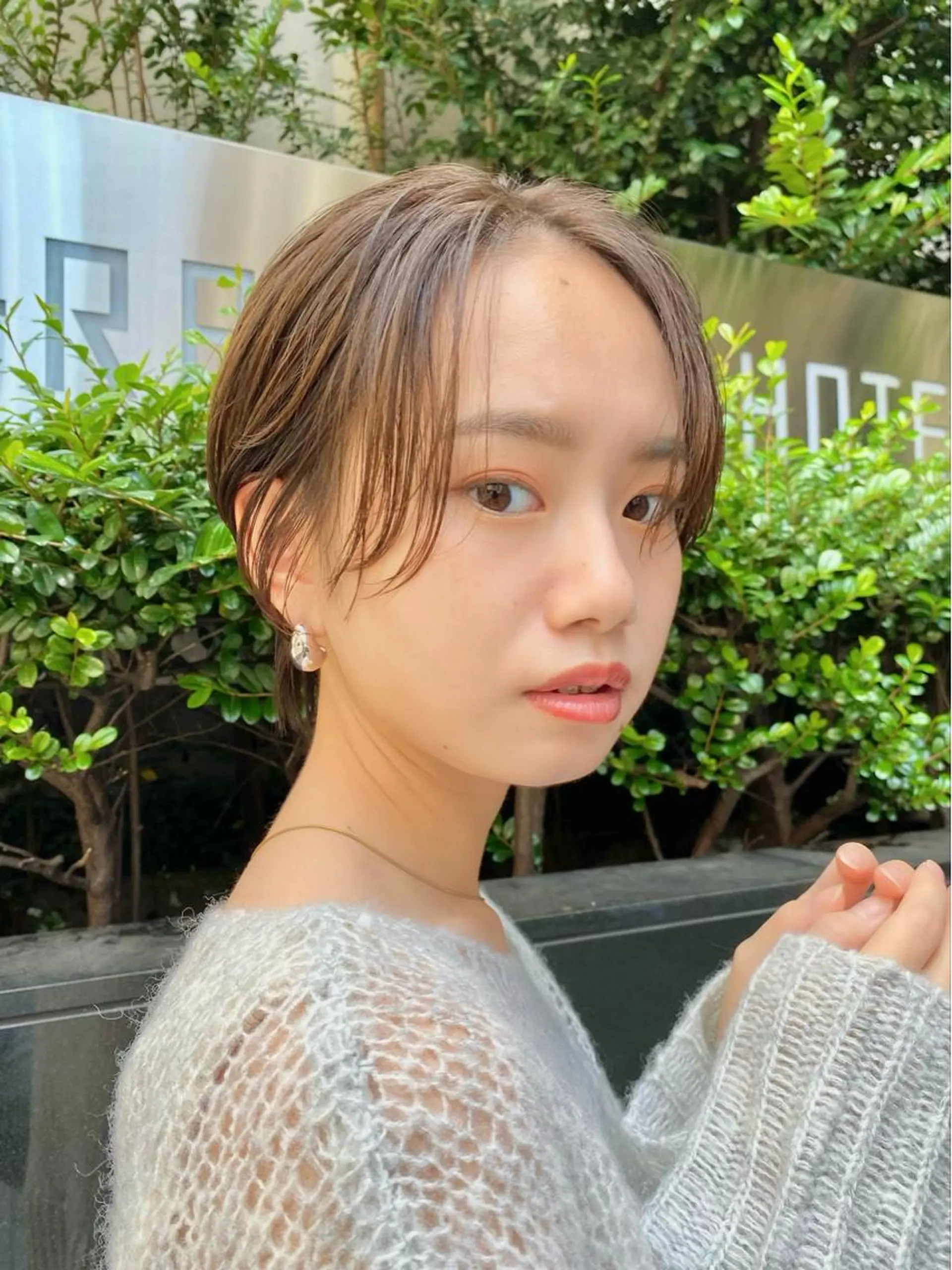 ショート カラー ハンサムショート 透明感カラー ショートヘア カット ヘアカラー トリートメント ボブ/縮毛矯正/ レイヤー/塚田のヘアスタイル