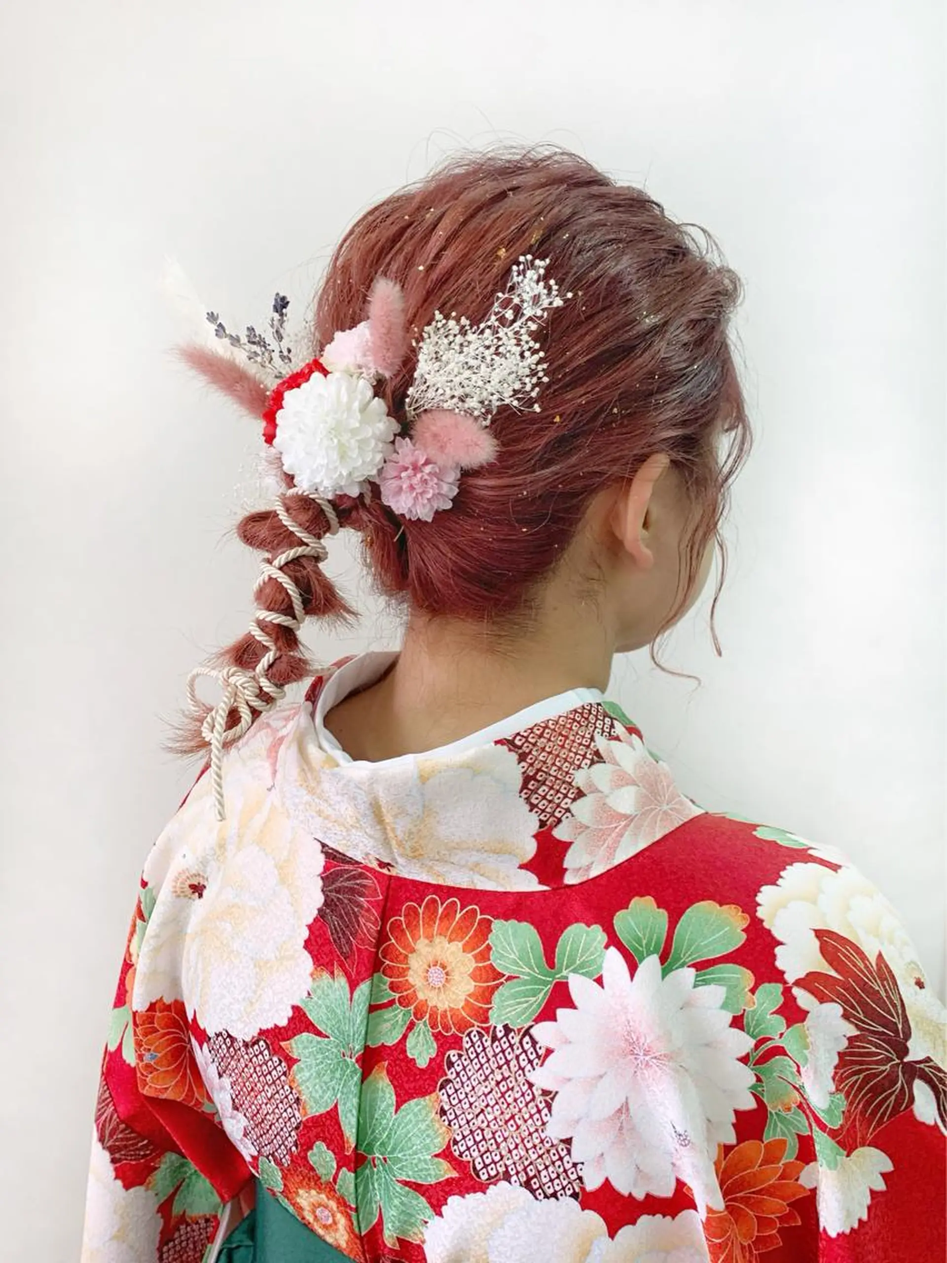 ミディアム カラー ヘアアレンジ 杉村 未来のヘアスタイル