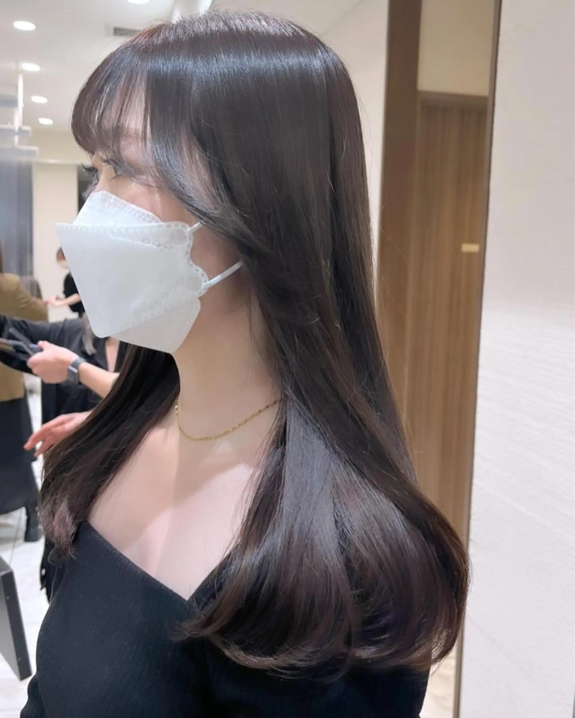 ロング カラー 韓国ヘア/耳ツボジュ エリー♡ayumuのヘアスタイル