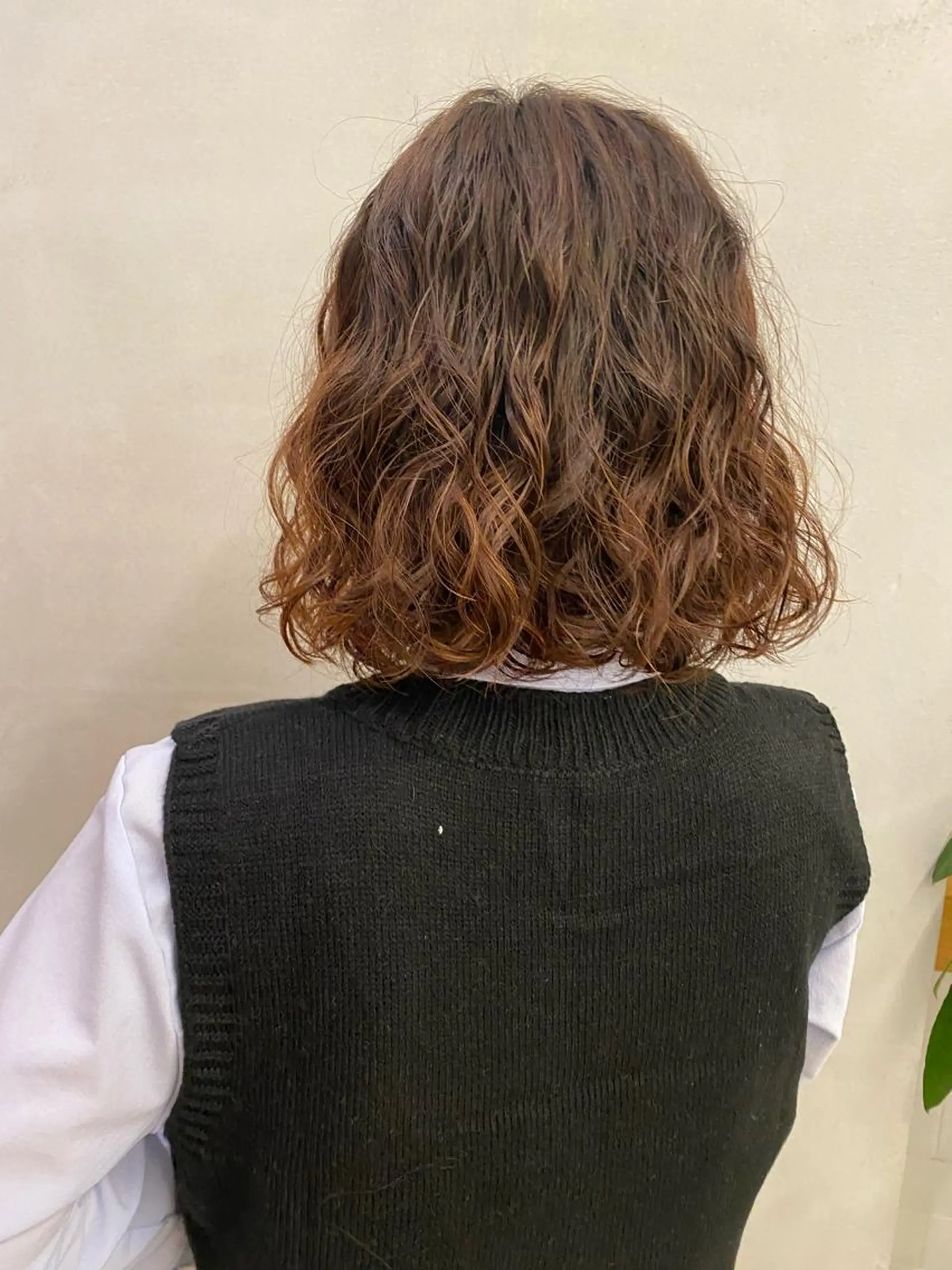 ショート カラー パーマ ヘアアレンジ ボブ 、 、のヘアスタイル