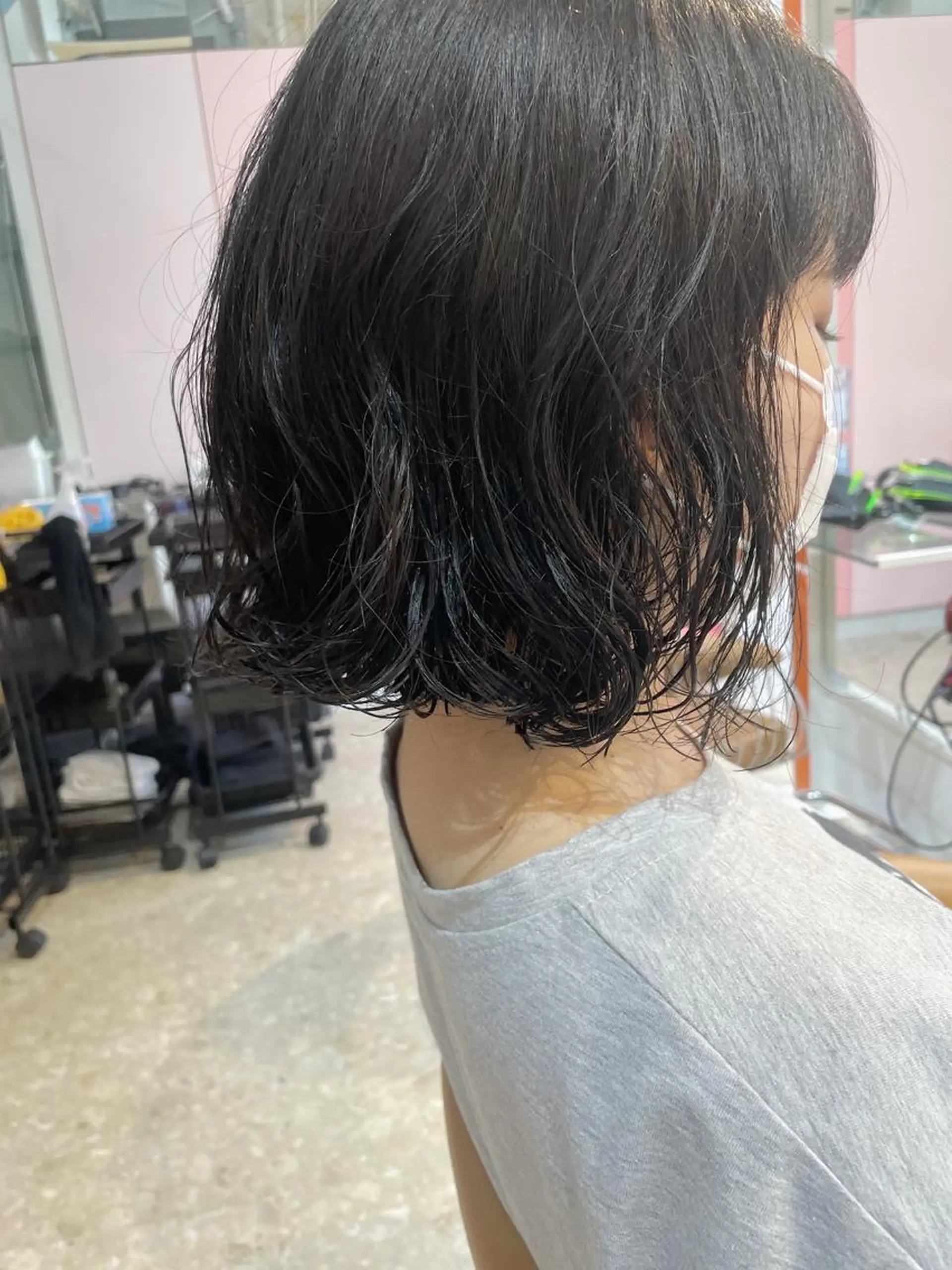 ショート パーマ ボブ 瀬川 雄太のヘアスタイル