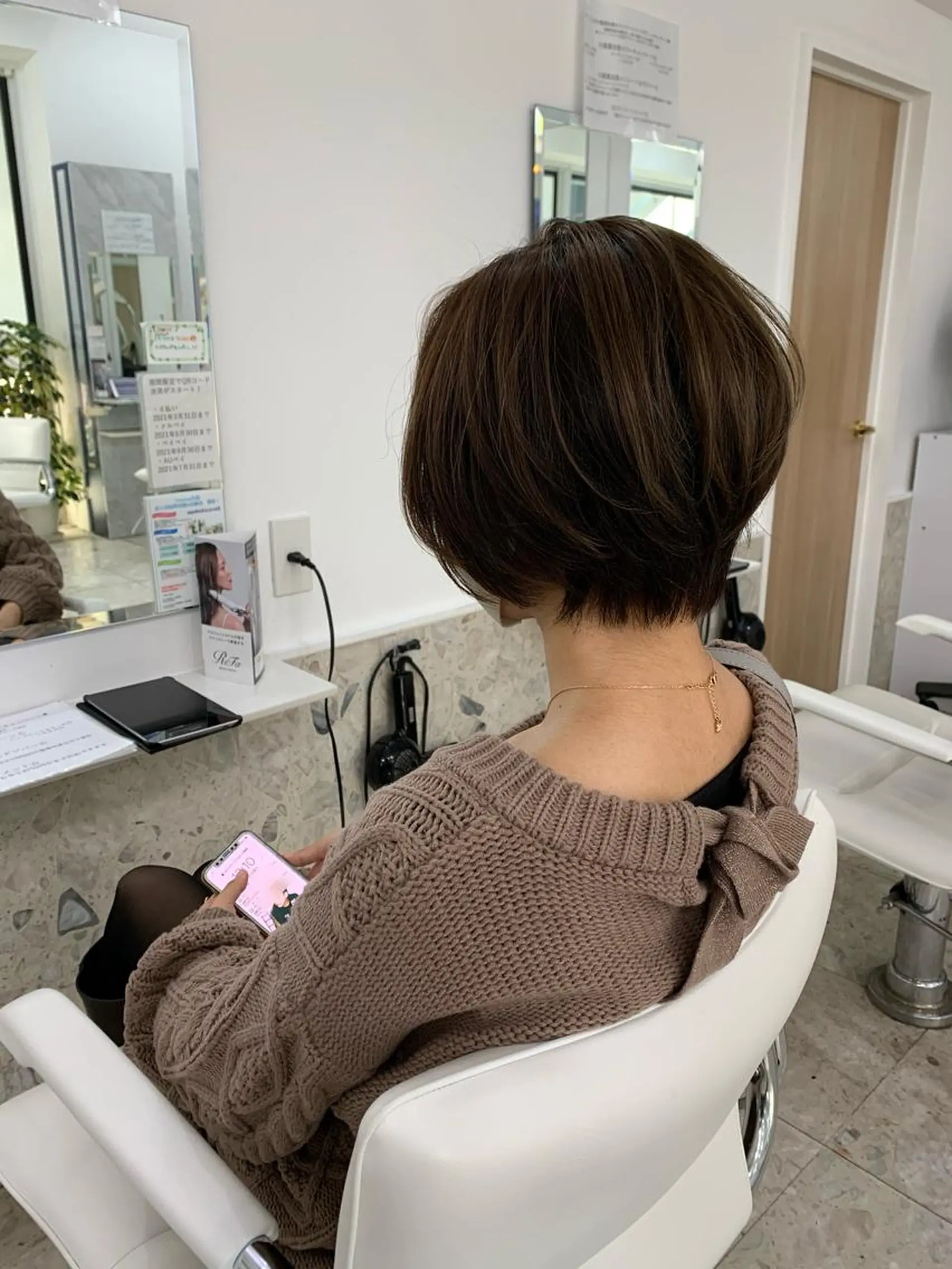 ショート カラー 似合わせカット 相武台ショート特化 💐川崎希💐のヘアスタイル