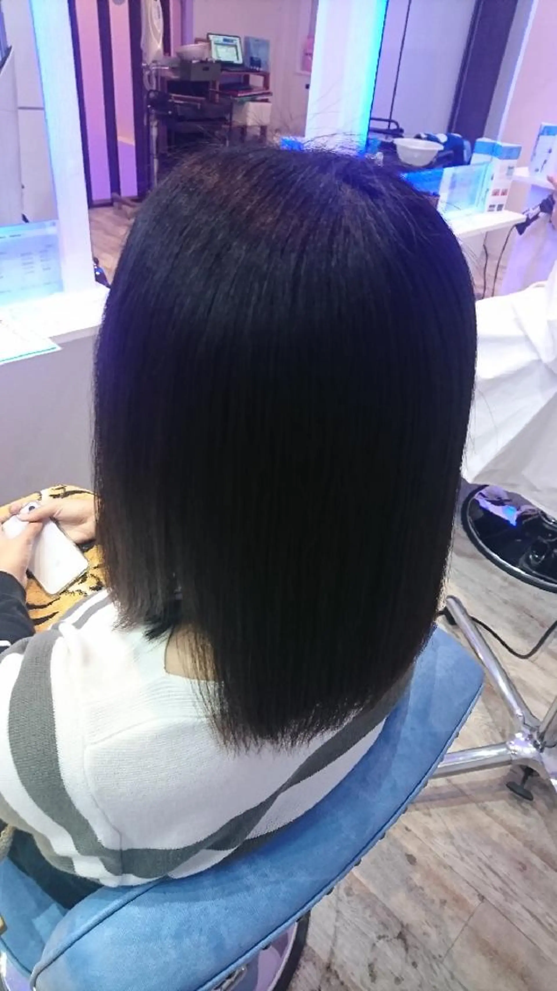 セミロング 縮毛矯正 中嶌 健一のヘアスタイル