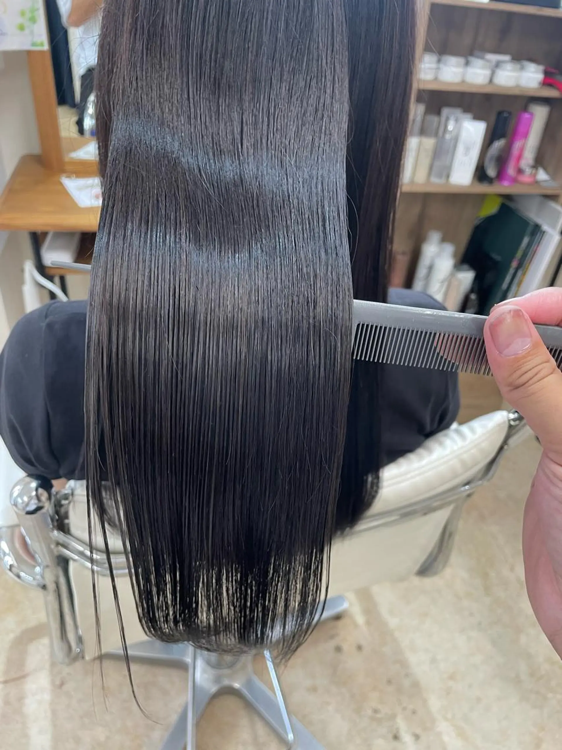 ロング カラー ケアブリーチ /髪質 改善/古橋圭史郎のヘアスタイル