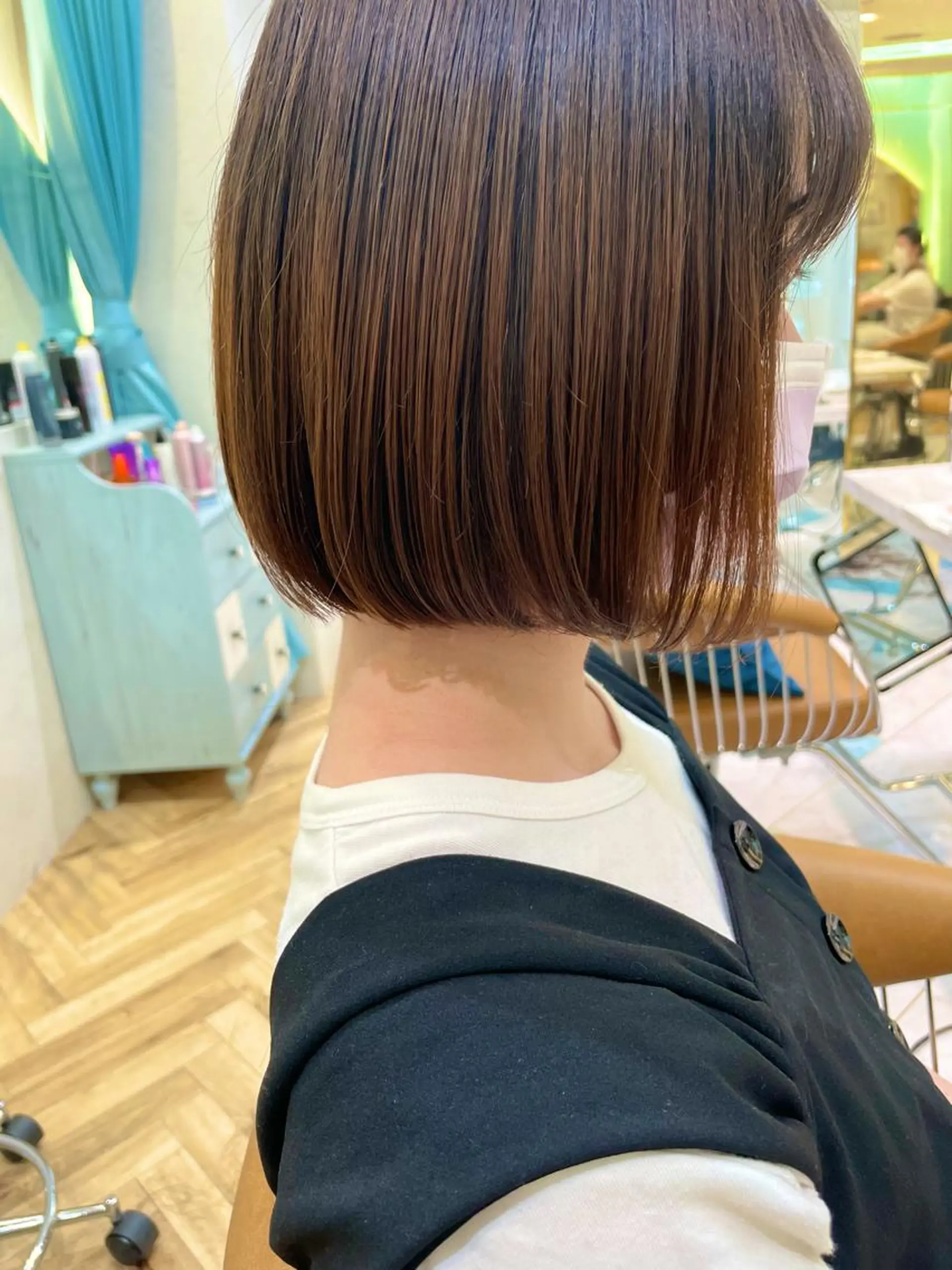 ショート ボブ ♥️ブリーチ/ボブ/ レイヤー♥️maiのヘアスタイル