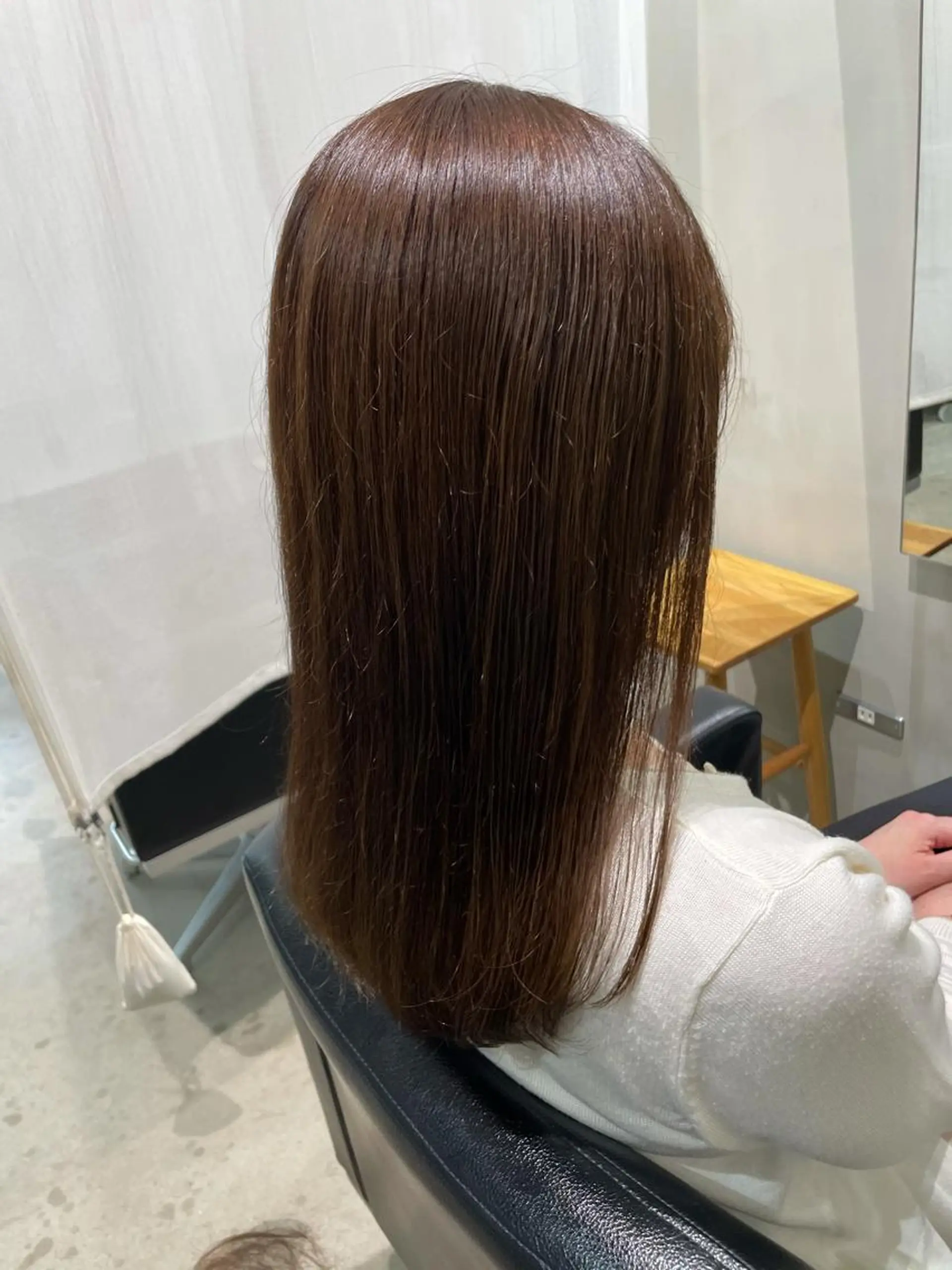ロング 縮毛矯正 'ele 🦄堀内佑茉のヘアスタイル