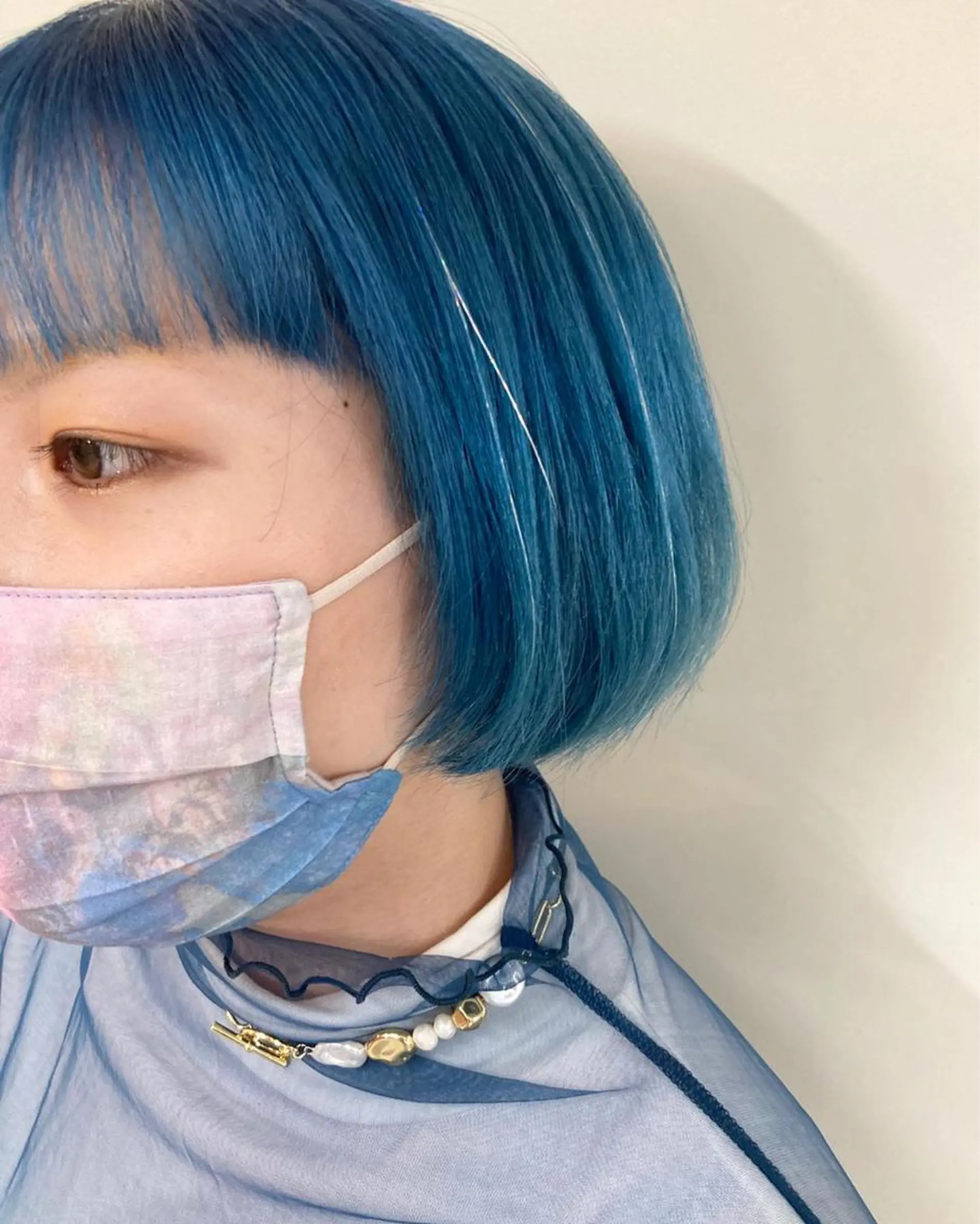 ショート カラー レイヤーウルフ エクステ磯部のヘアスタイル