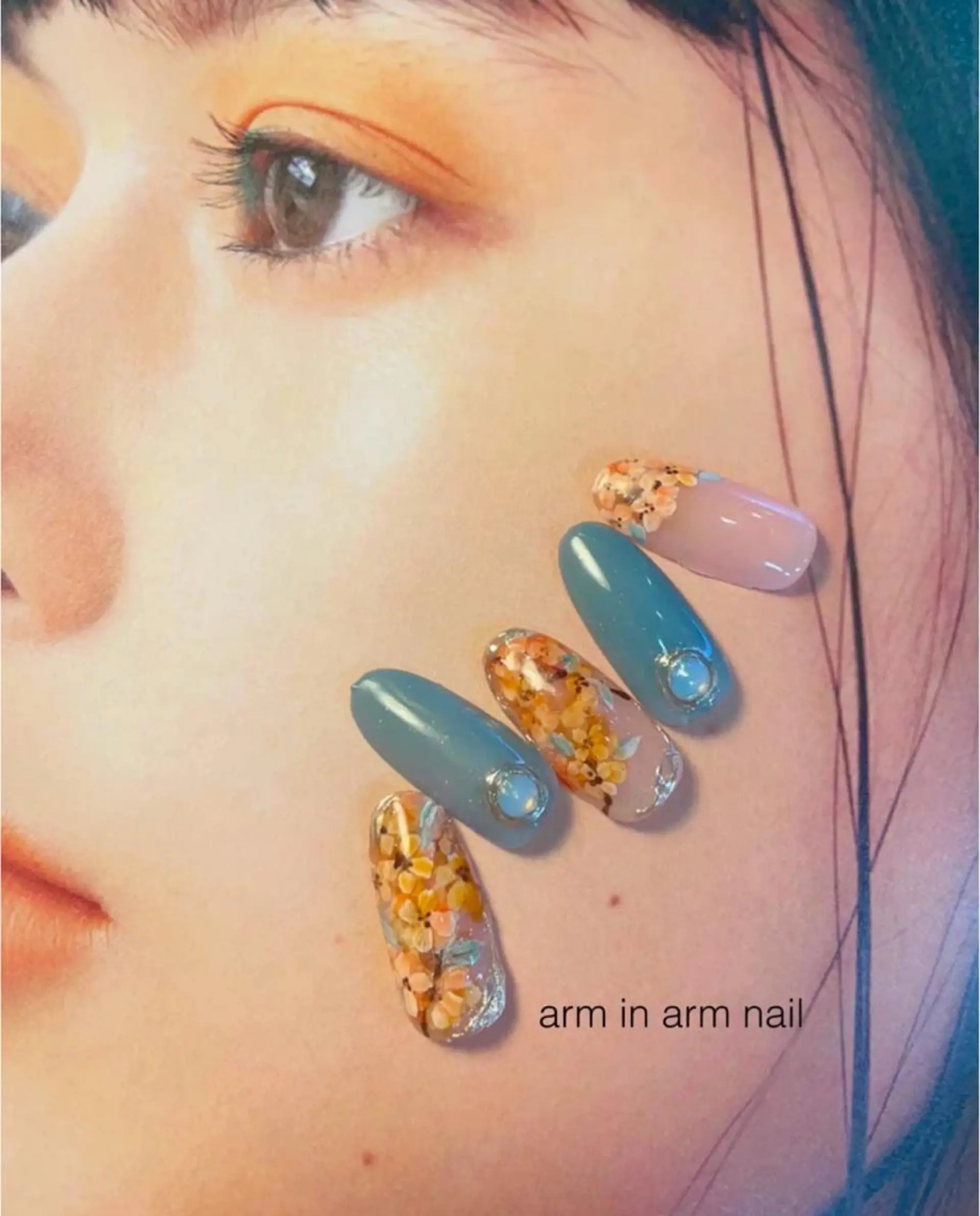 ネイル arm in arm ︎✿Yamamotoのマツエク・マツパデザイン