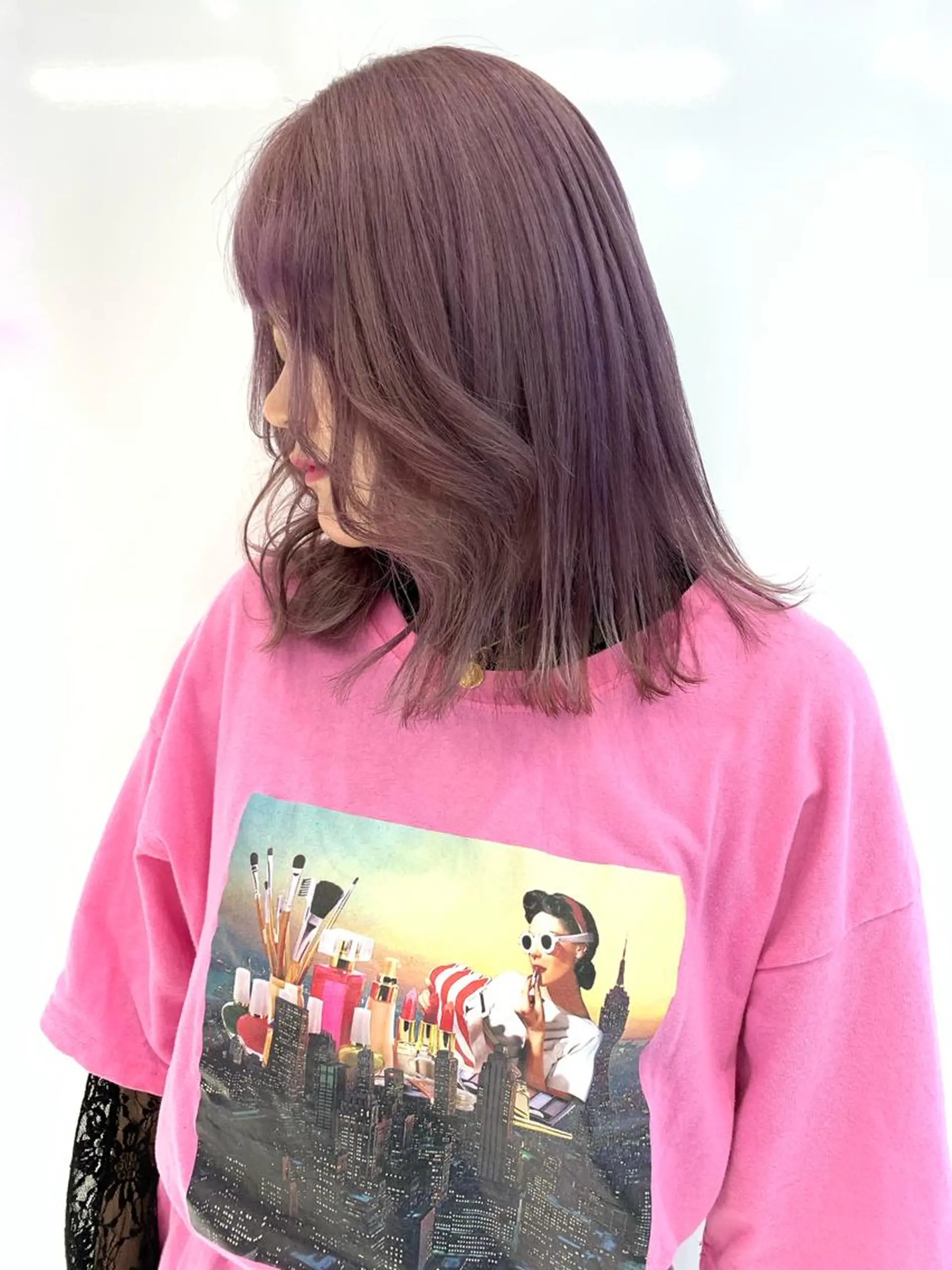 ミディアム カット ヘアカラー トリートメント share salon JAM 吉祥寺所属・レイヤー/ブリーチ HIKARU ♡のヘアスタイル