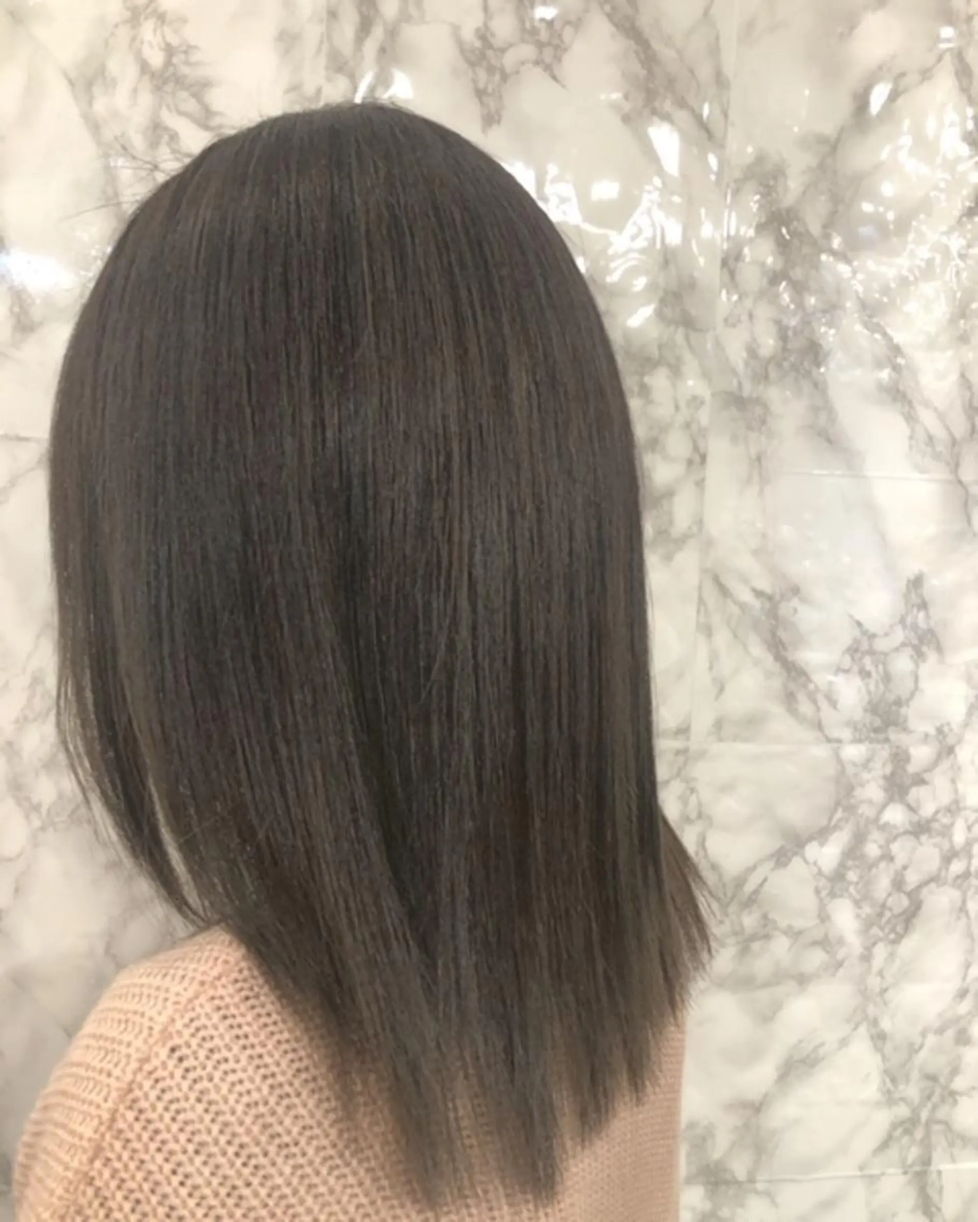 ミディアム カラー グレージュ 東中野🥇美容室 FLOW東中野店のヘアスタイル