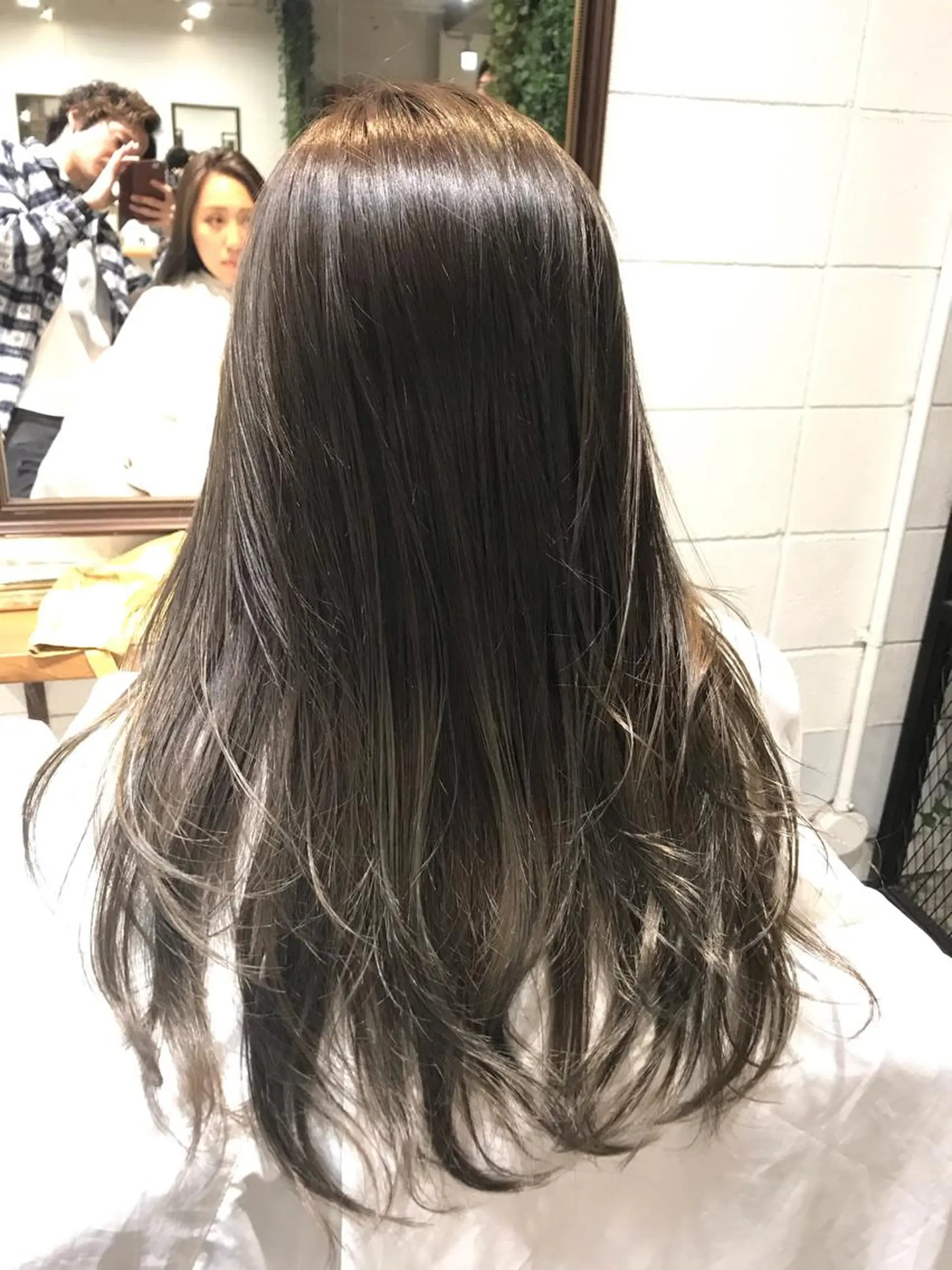 ロング カラー パーマ ヘアアレンジ メンズ キッズ 透明感カラー Forest. -髪質改善-のヘアスタイル