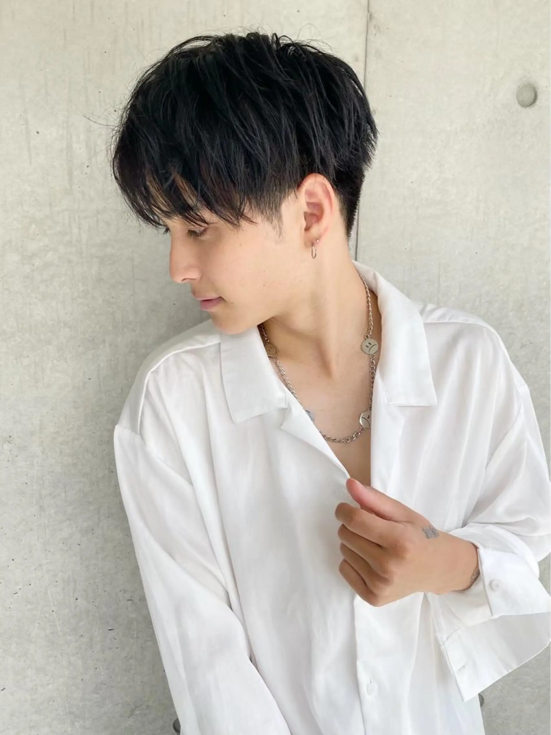 カラー パーマ メンズ linette所属・🐩推し活🐩 FUTABA🍒のヘアスタイル