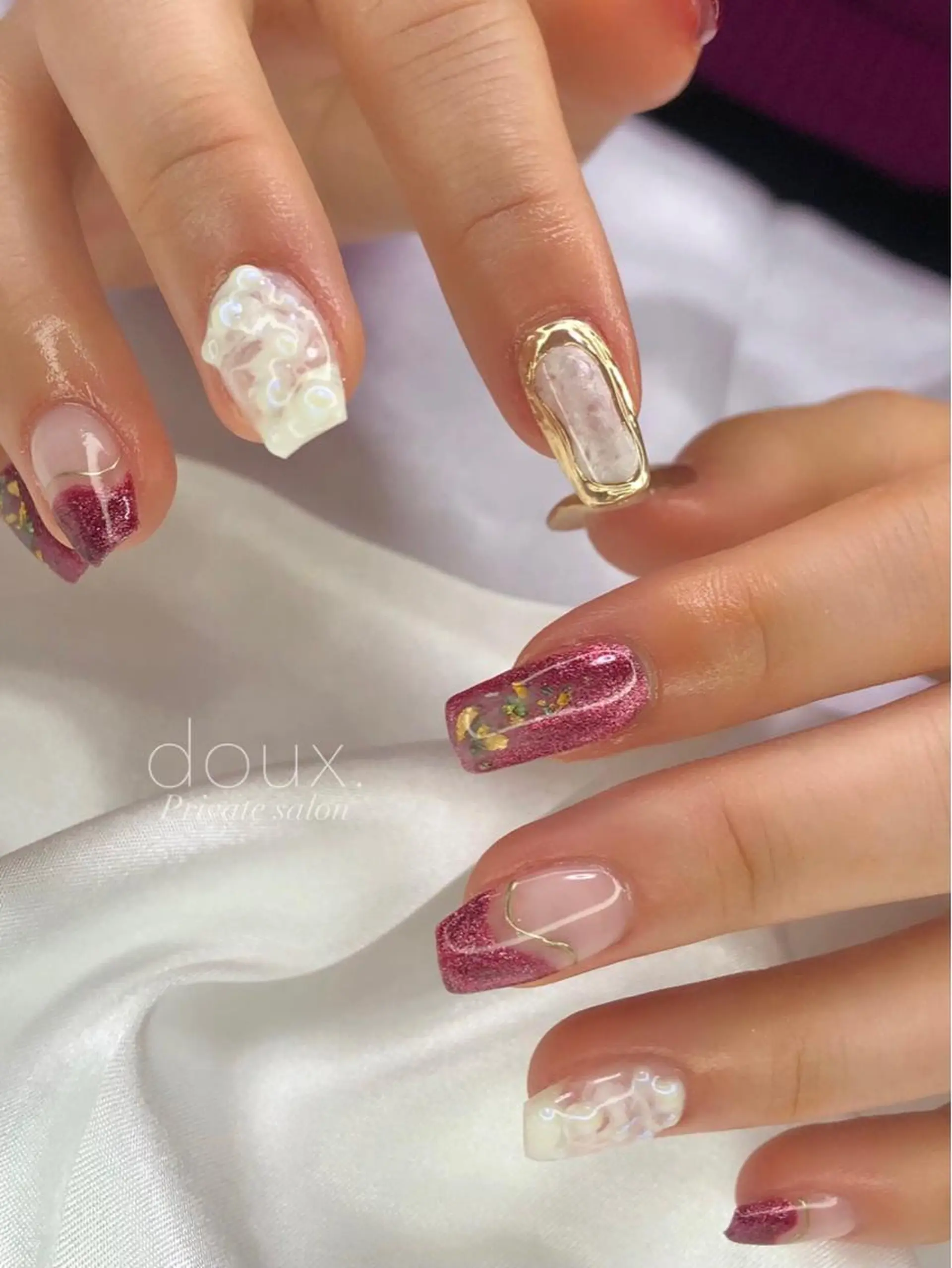 ネイル 卒業式 doux. nailのネイルデザイン