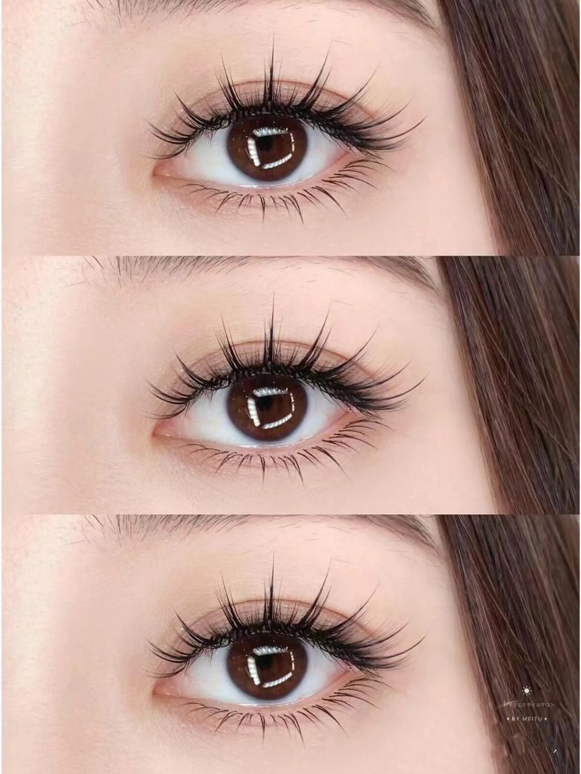 マツエク・マツパ 付け放題 バインドロック カラーマツエク フラットラッシュ 韓国風マツエク AB マツエクネイルサロンのマツエク・マツパデザイン