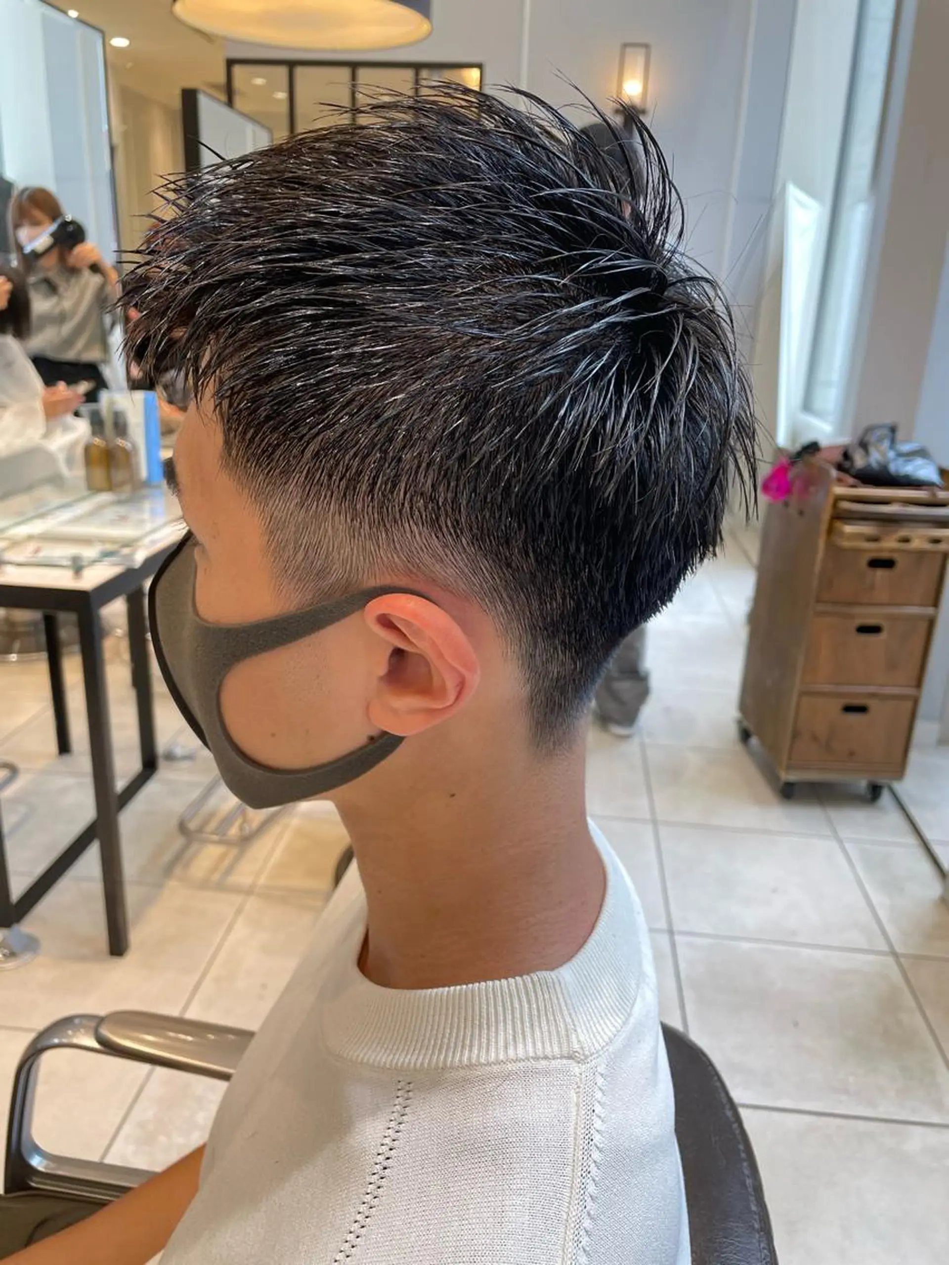 ショート メンズ 刈り上げ ショートヘア カット ヘッドスパ 🦖鶴岡香純🦖 産休中のヘアスタイル