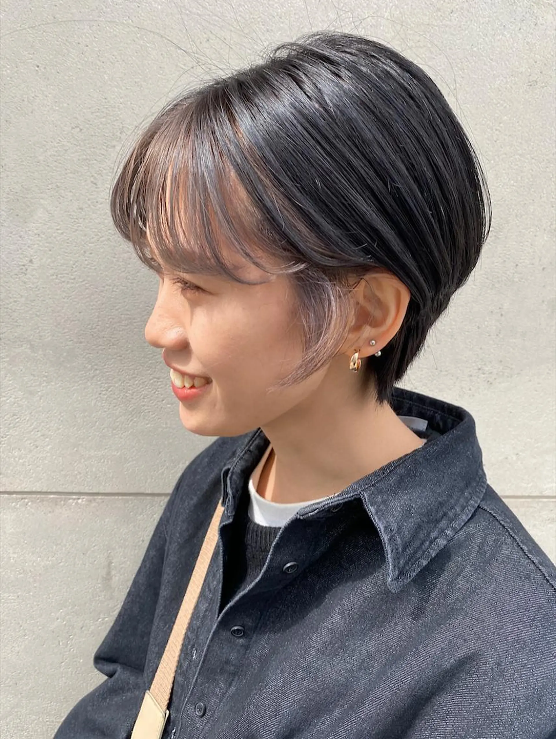 カラー ミストバング  フェイスフレーミング 韓国ヘア/艶髪🎀 宮川みほのヘアスタイル