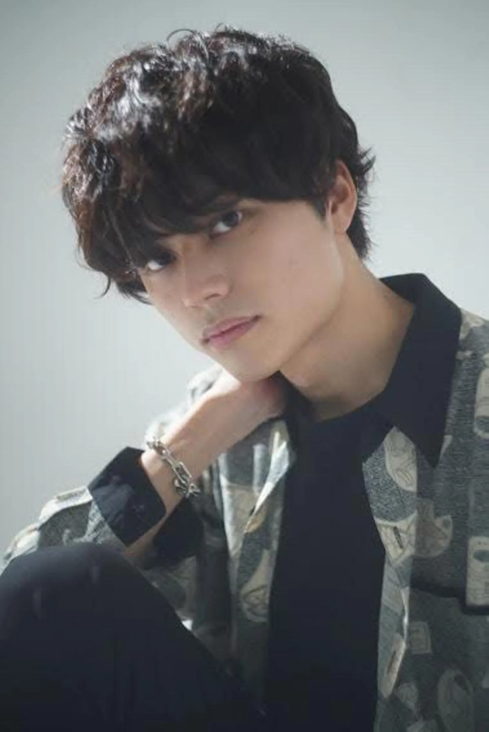 パーマ メンズ カット パーマ 上野湧太 髪質改善/艶カラーのヘアスタイル