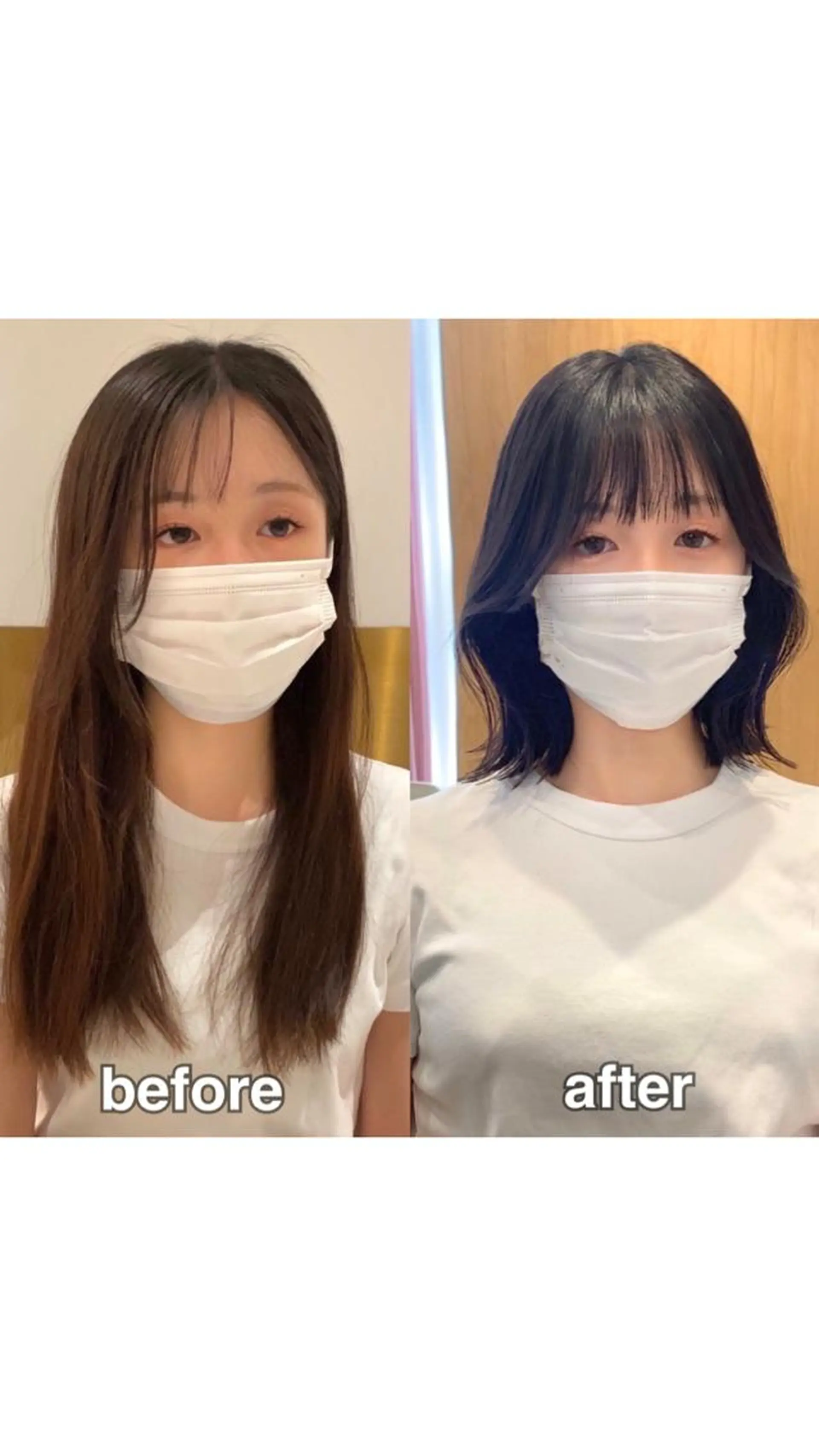 ミディアム カラー パーマ ヘアアレンジ 切りっぱなしボブ アディクシーカラー ブリーチ 透明感カラー イルミナカラー カット ヘアカラー トリートメント ヘアセット 小野寺瑞希 /最小顔カットのヘアスタイル