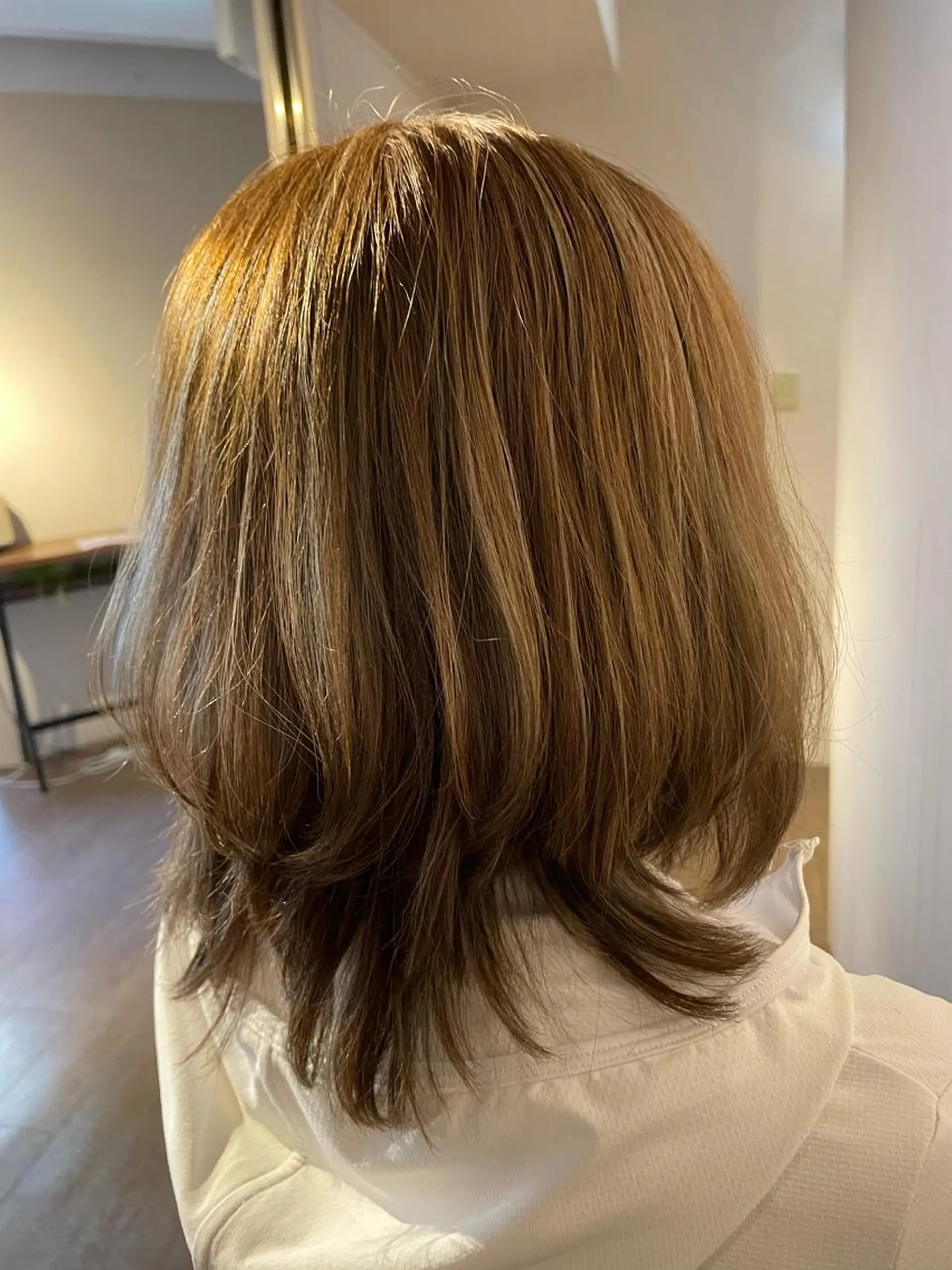 セミロング カラー 透明感カラー カット ヘアカラー ❣️モードケイズ塚口 和田一将のヘアスタイル