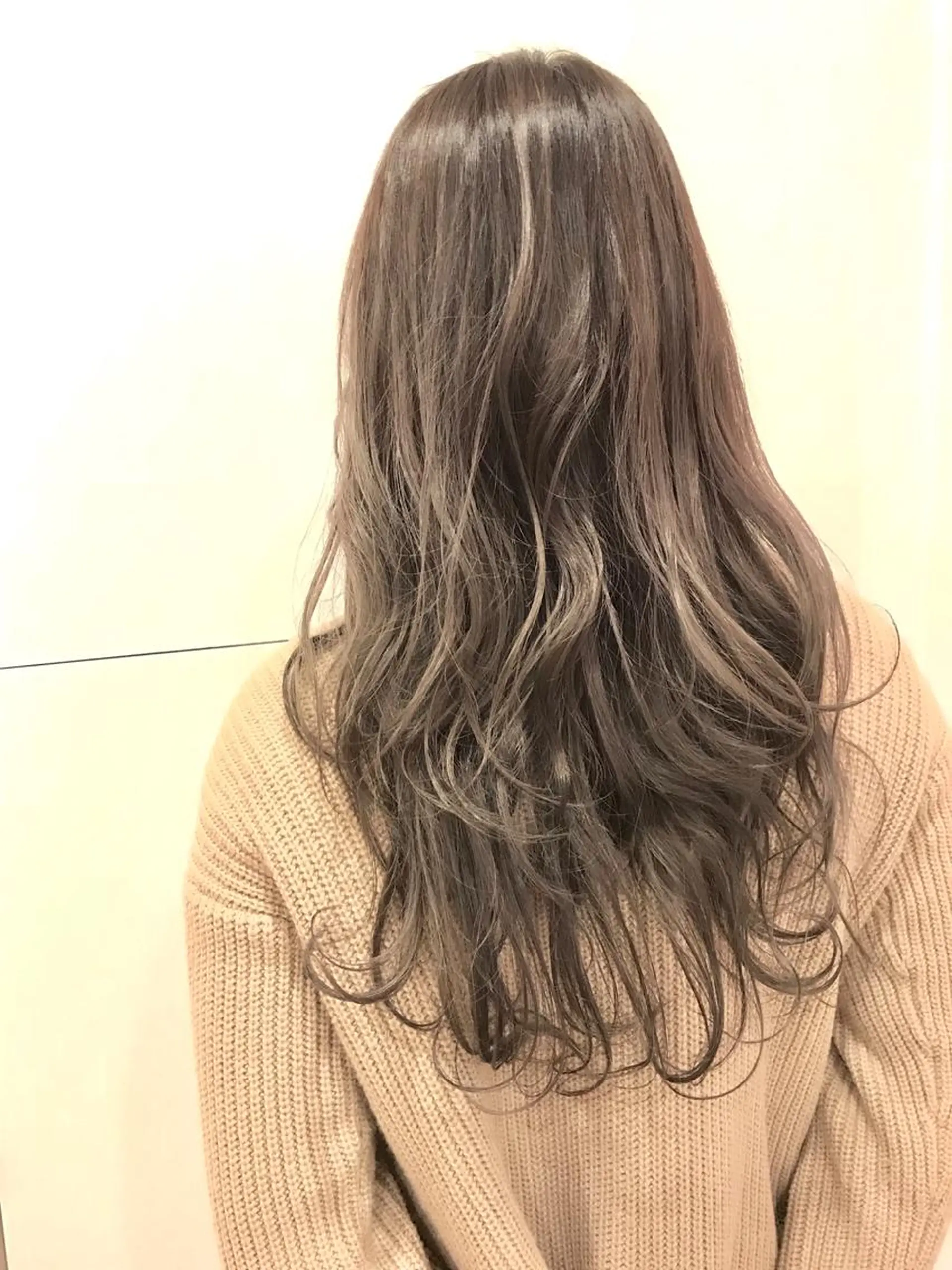 カラー ブリーチ グレージュ 外国人風カラー ボブ/ハイトーン 立川loose 下田のヘアスタイル