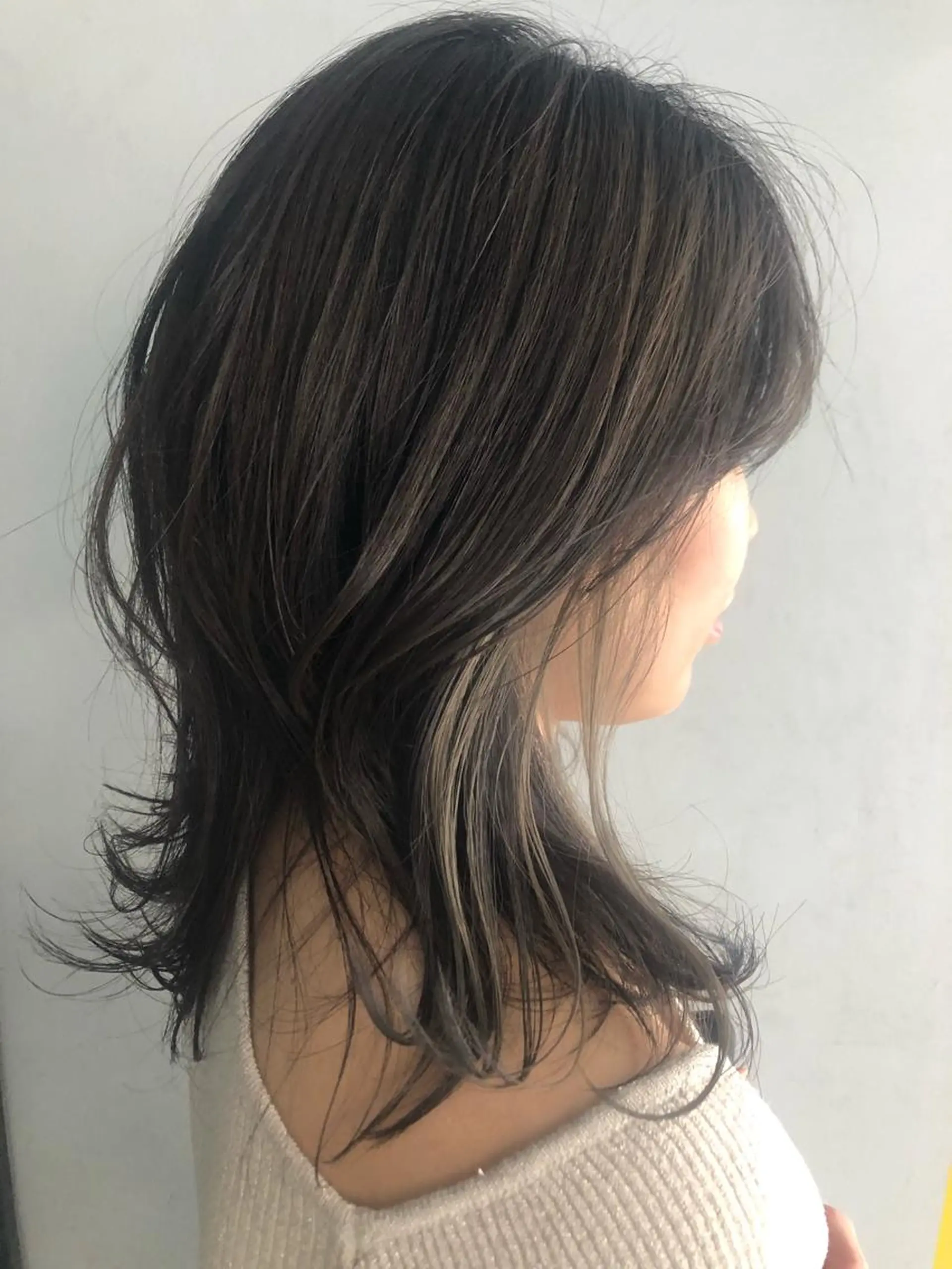 ミディアム カラー ヘアアレンジ marju銀座 マージュギンザのヘアスタイル