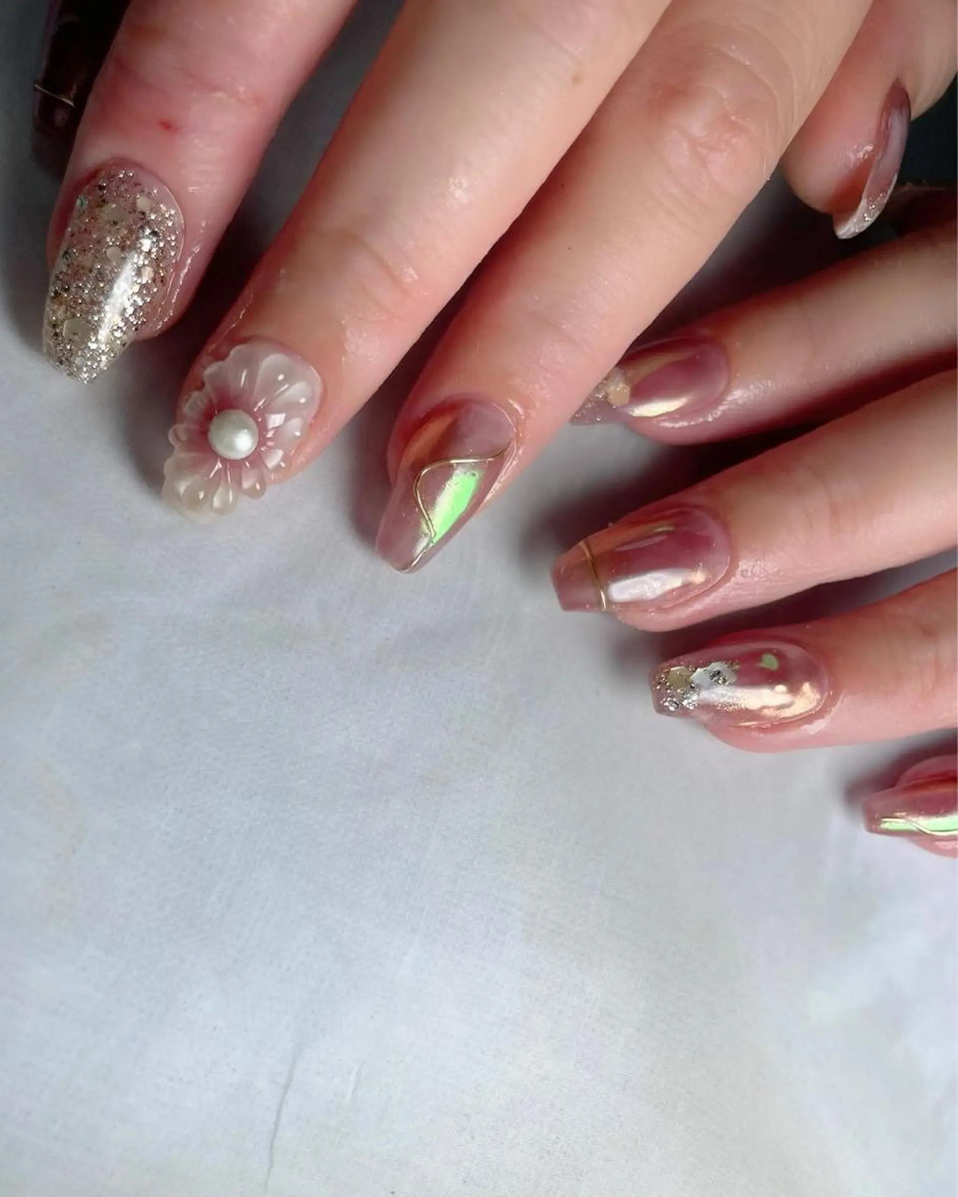 ネイル ぷっくりネイル maggienail所属・Maggie Nagisaのネイルデザイン