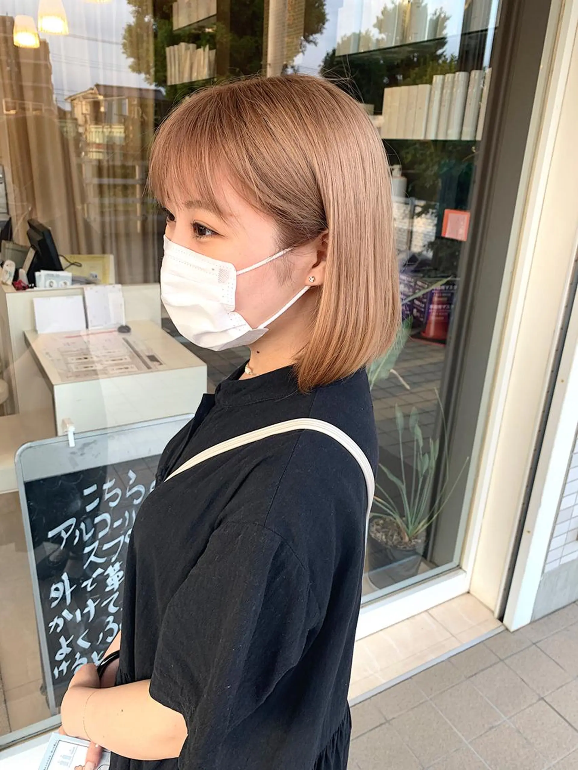ミディアム 武田 清久のヘアスタイル