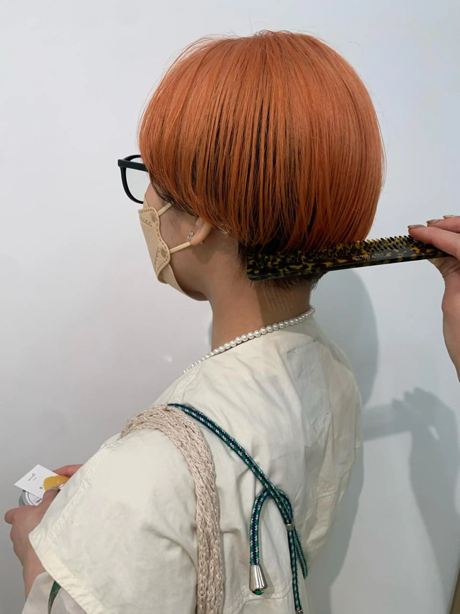 ショート カラー ベージュ/透明感/ 桃子🎀のヘアスタイル