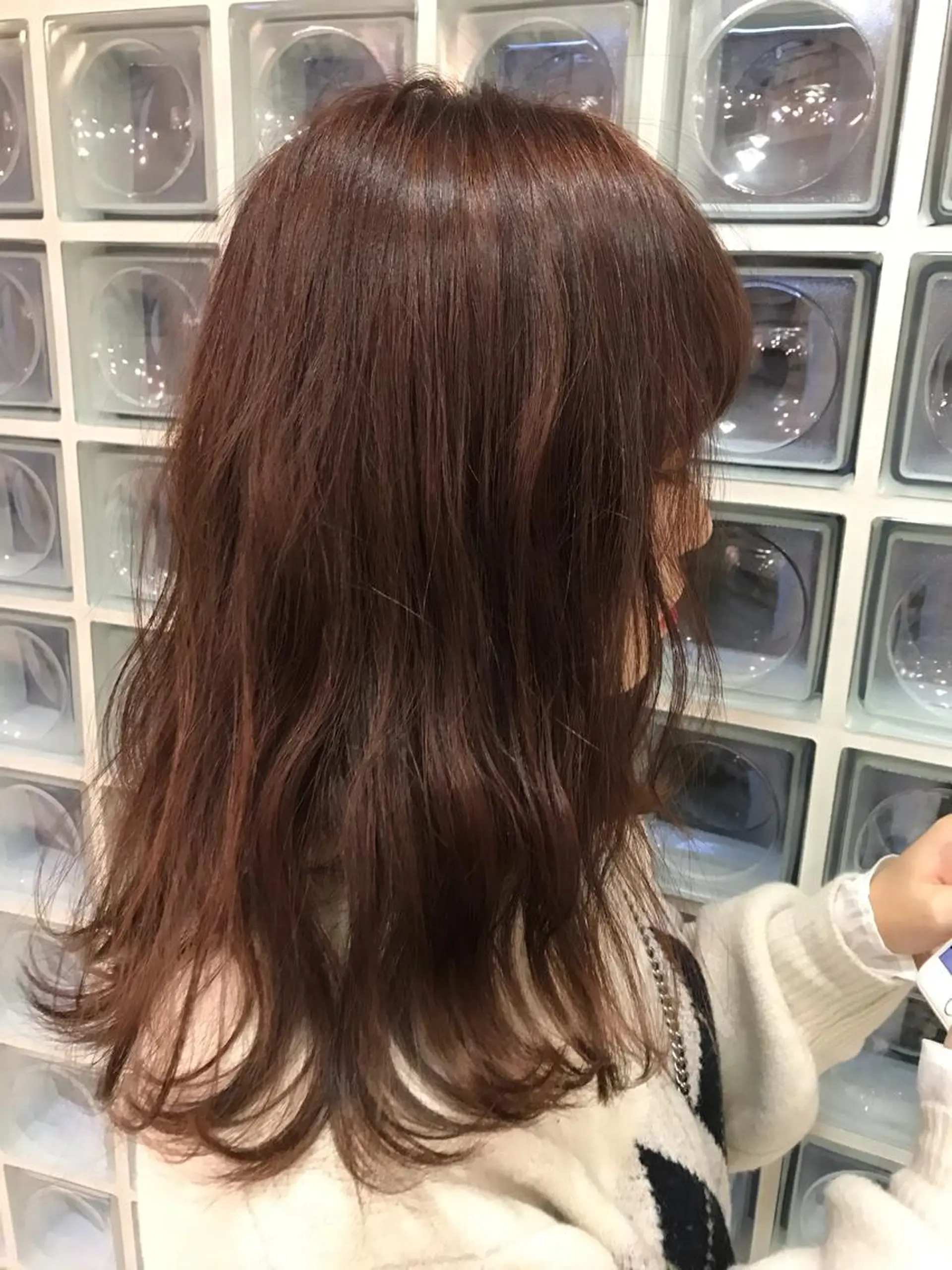 セミロング カラー パーマ ヘアアレンジ メンズ キッズ ネイル マツエク・マツパ サロウィン柏所属・神山 昌子のヘアスタイル