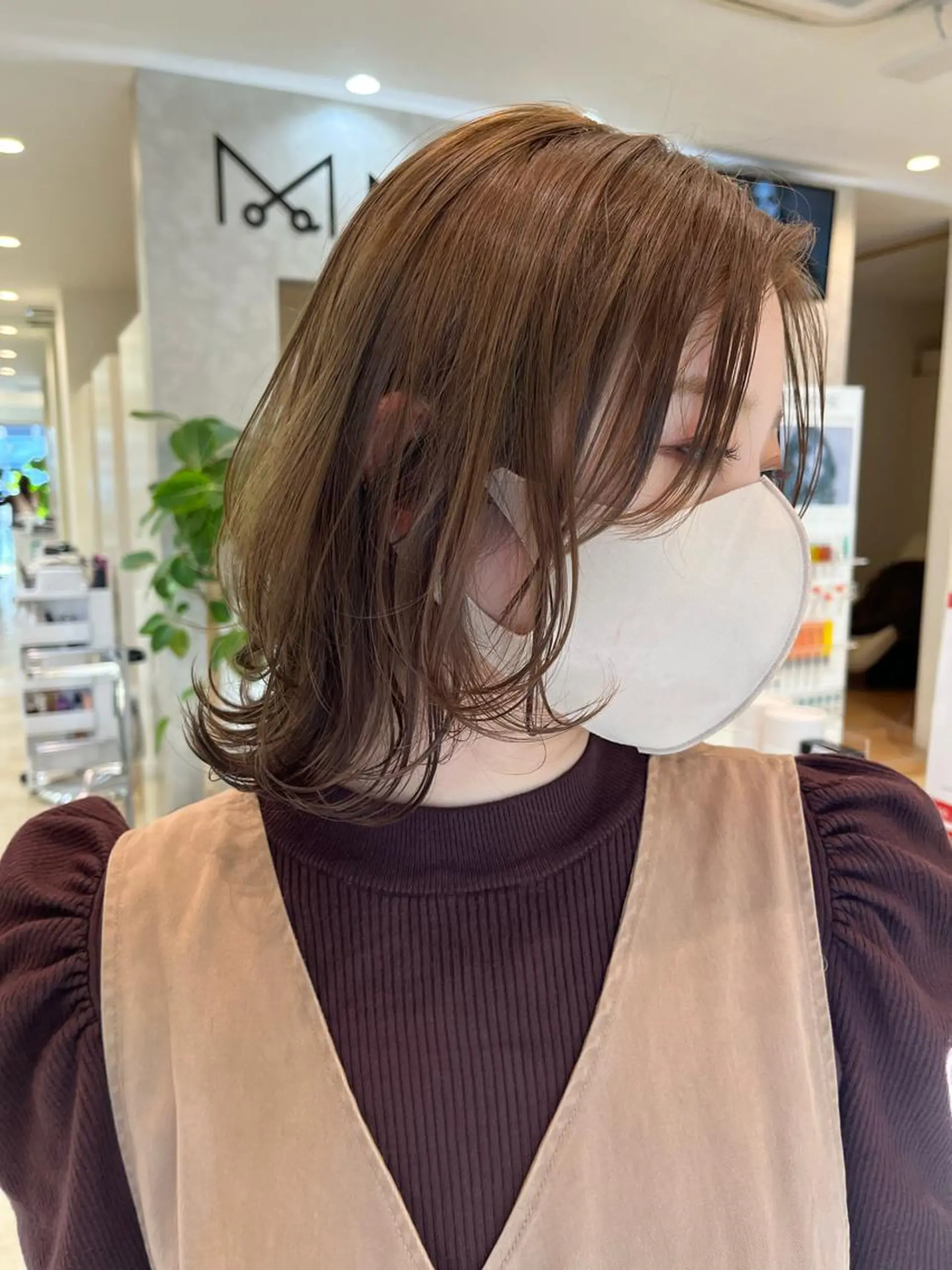 ミディアム 西新/siohair 2nd/石尾刻矢のヘアスタイル