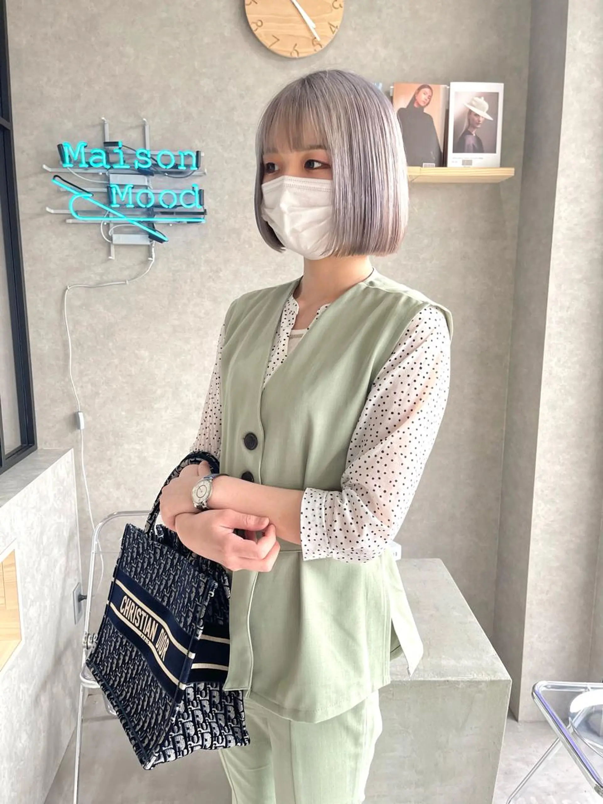 ショート カラー ヘアカラー mood tatemachiのヘアスタイル