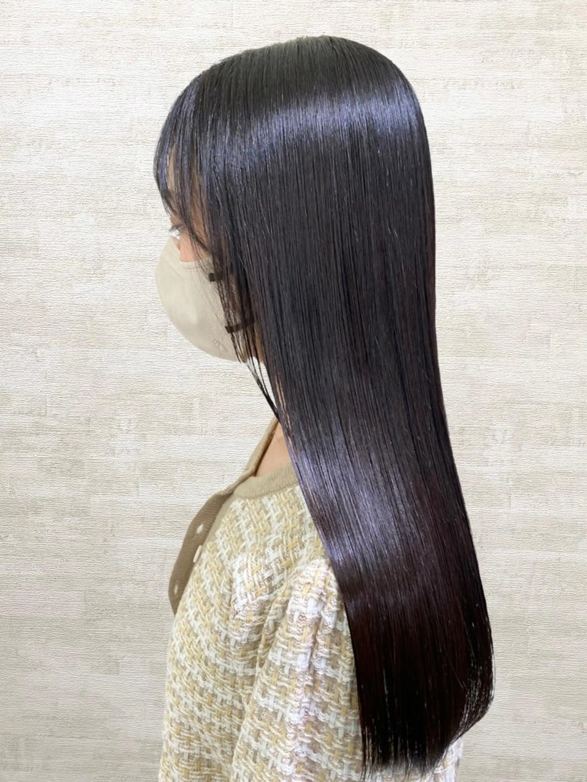 ロング カット 縮毛矯正 トリートメント 髪質改善&ヘアケア 永山若奈のヘアスタイル