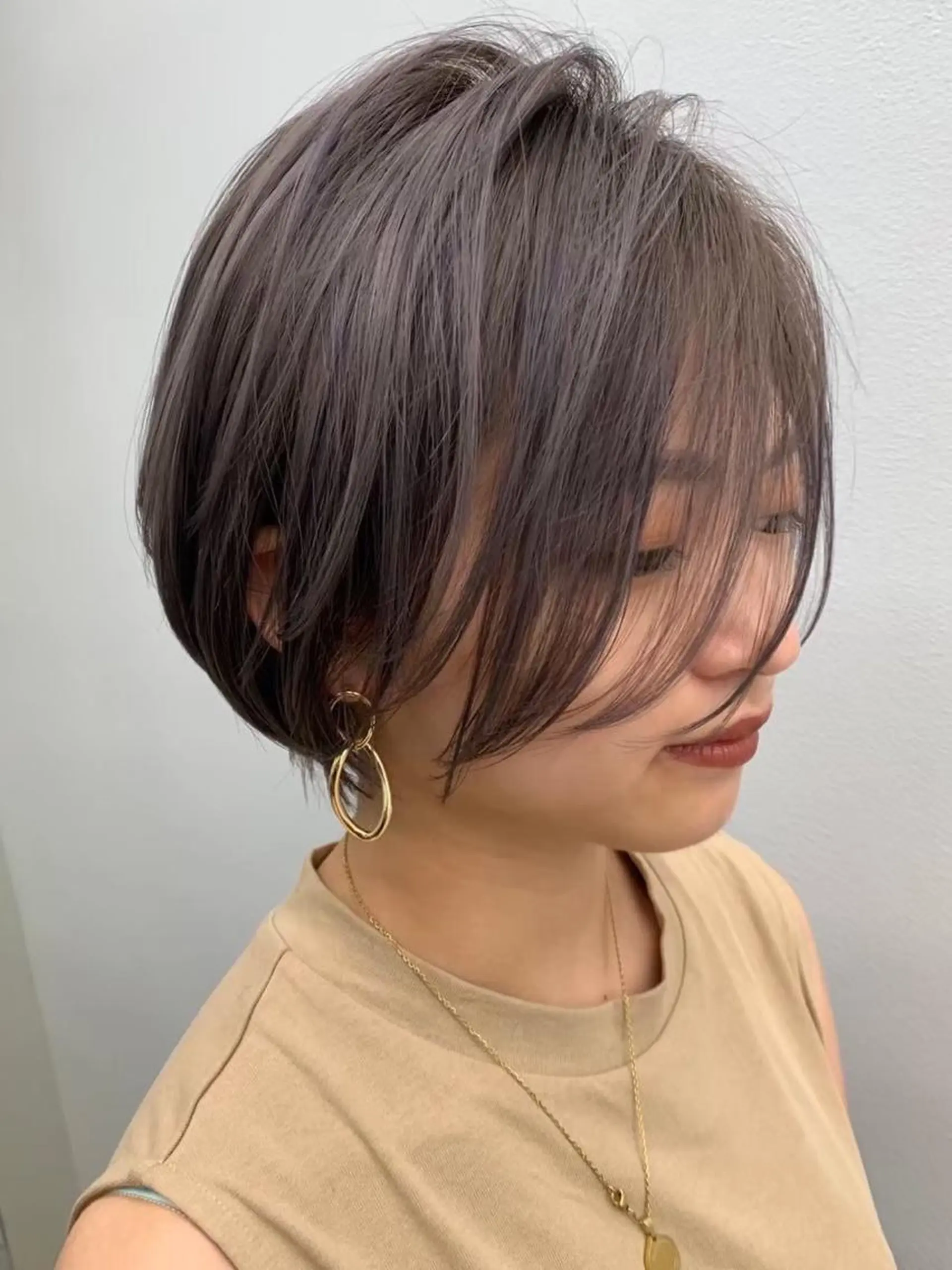 ショート カット トリートメント 京都レイヤーカット/ 縮毛矯正/羽柴りくのヘアスタイル