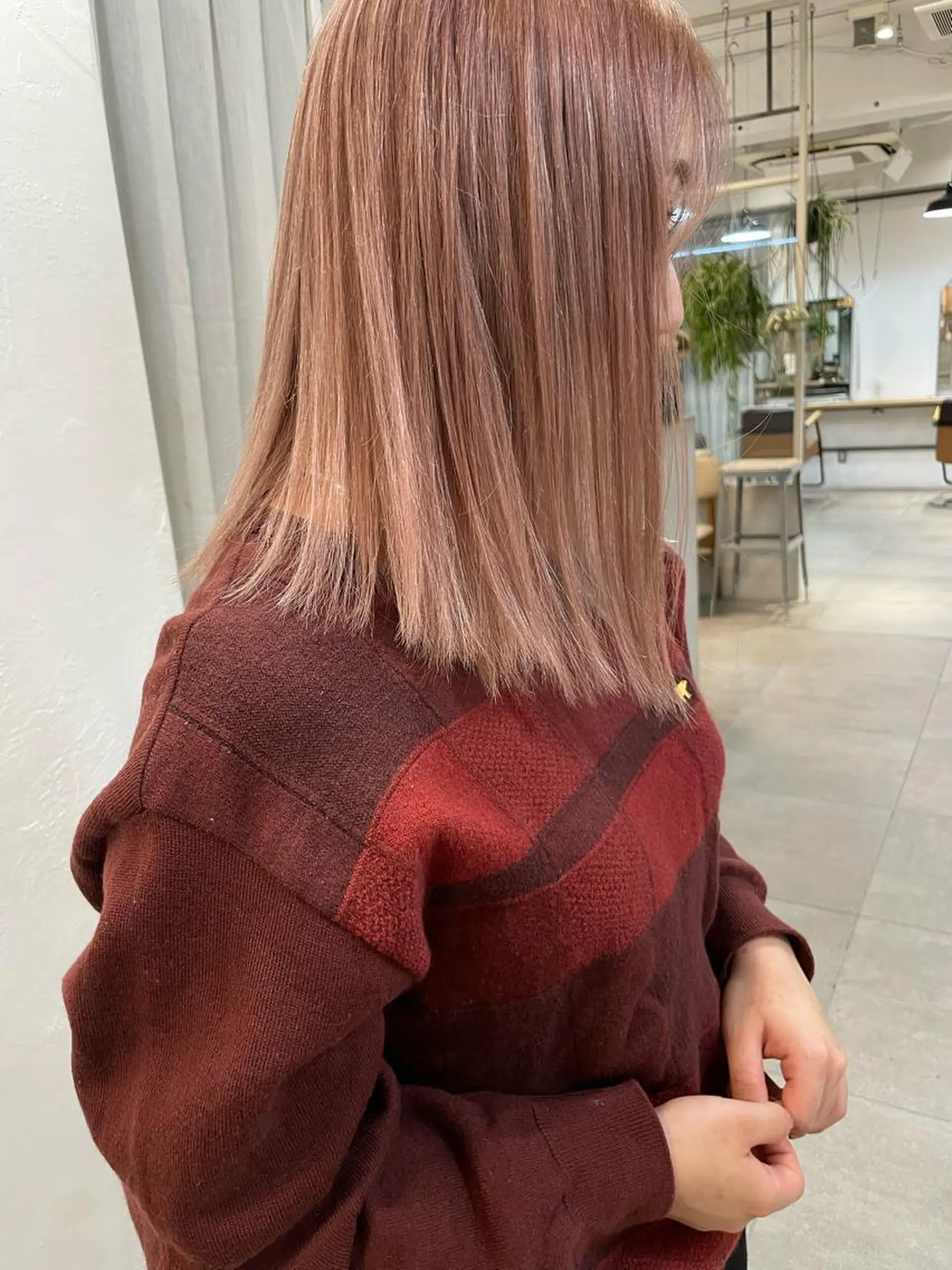 セミロング 小顔レイヤー×コンパ クトボブ/林隆平のヘアスタイル