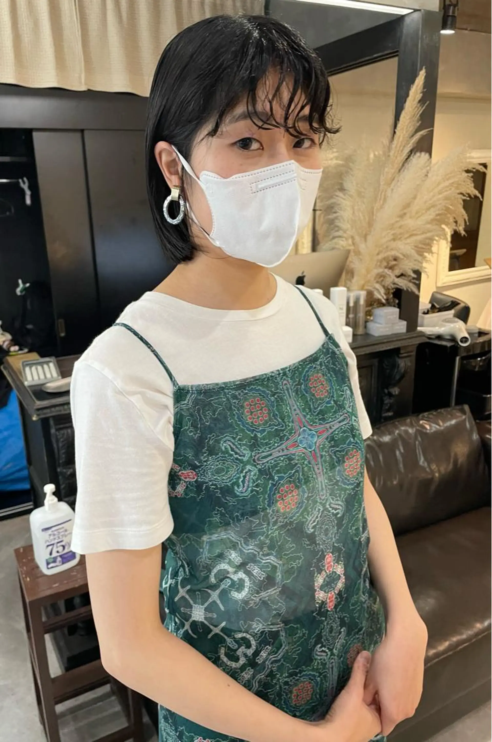 ミディアム パーマ kvell by urban.所属・ショート・ボブ ・ウルフ✂︎IMAIのヘアスタイル