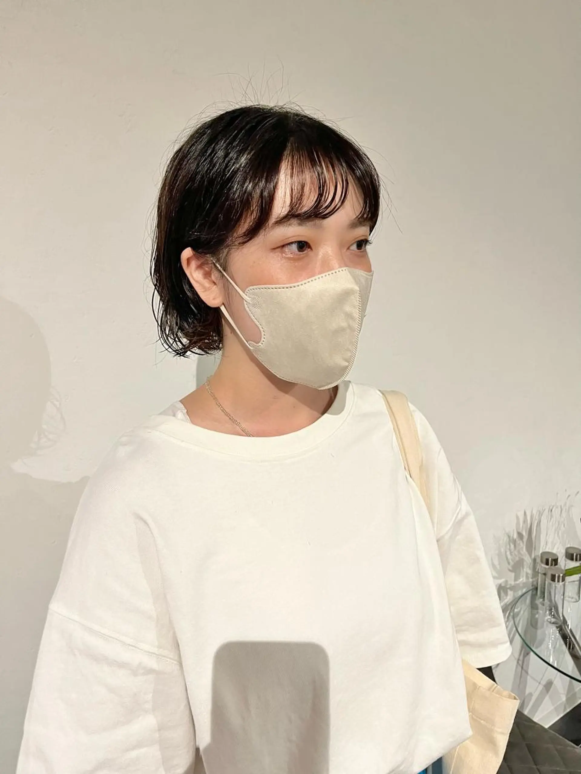 ショート パーマ ボブ ショートヘア ニュアンスパーマ カット パーマ ショート/パーマ/ カラー/FUKOのヘアスタイル